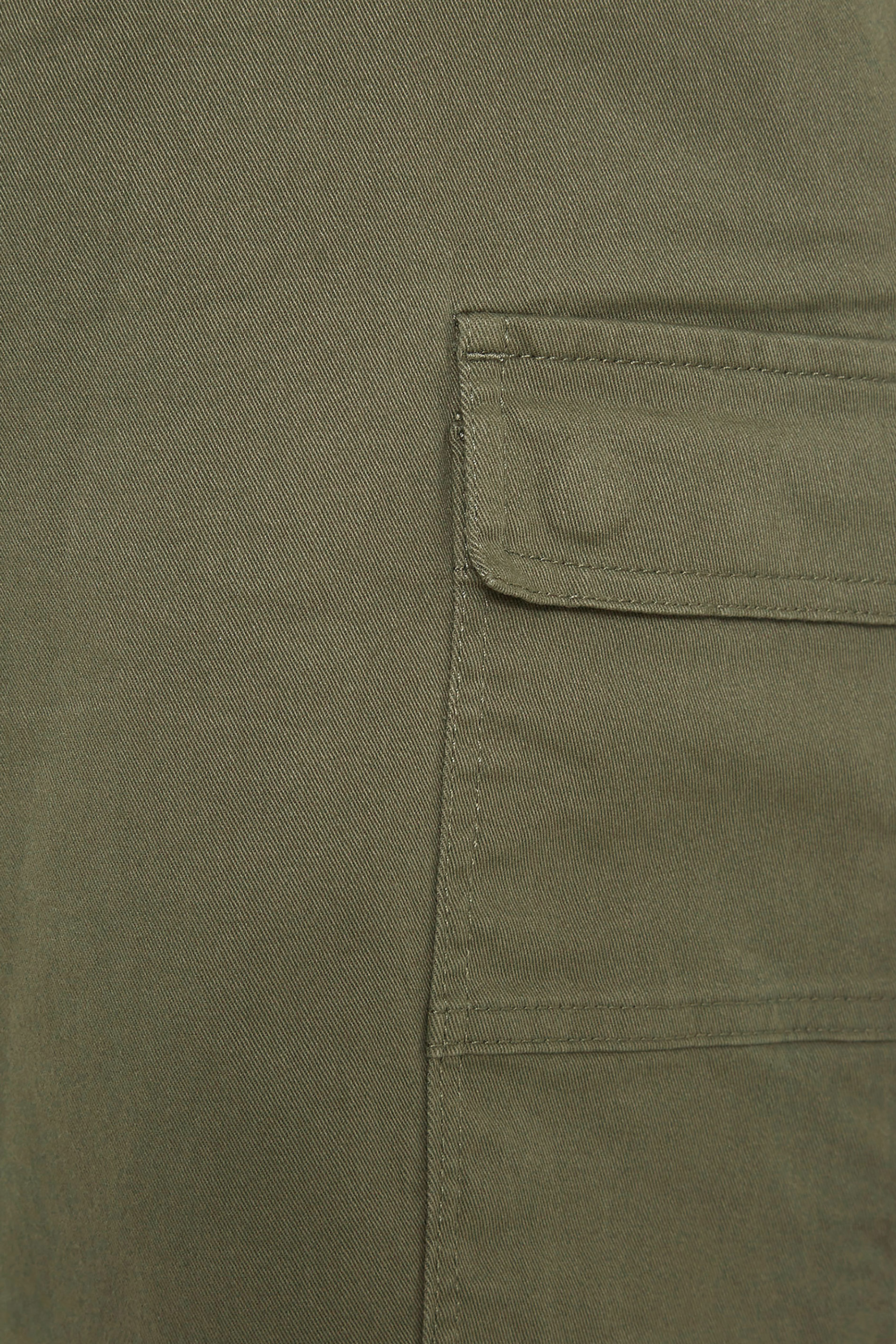 BadRhino Khaki Green Stretch Cargo Shorts | BadRhino 6