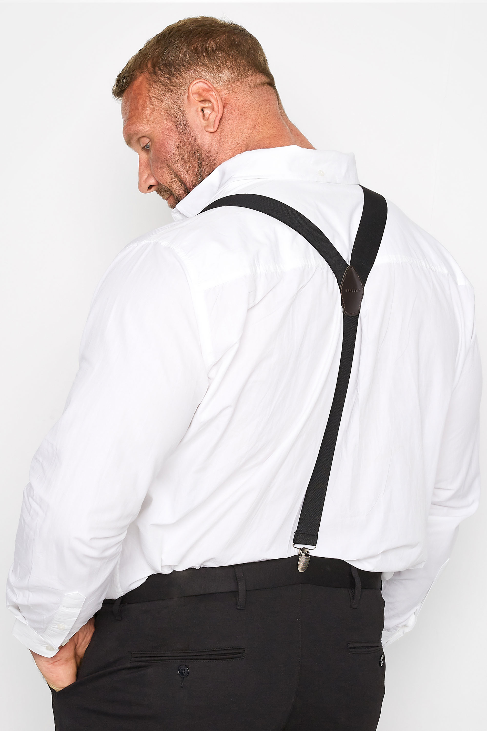 BadRhino Big & Tall Black Braces | BadRhino 1