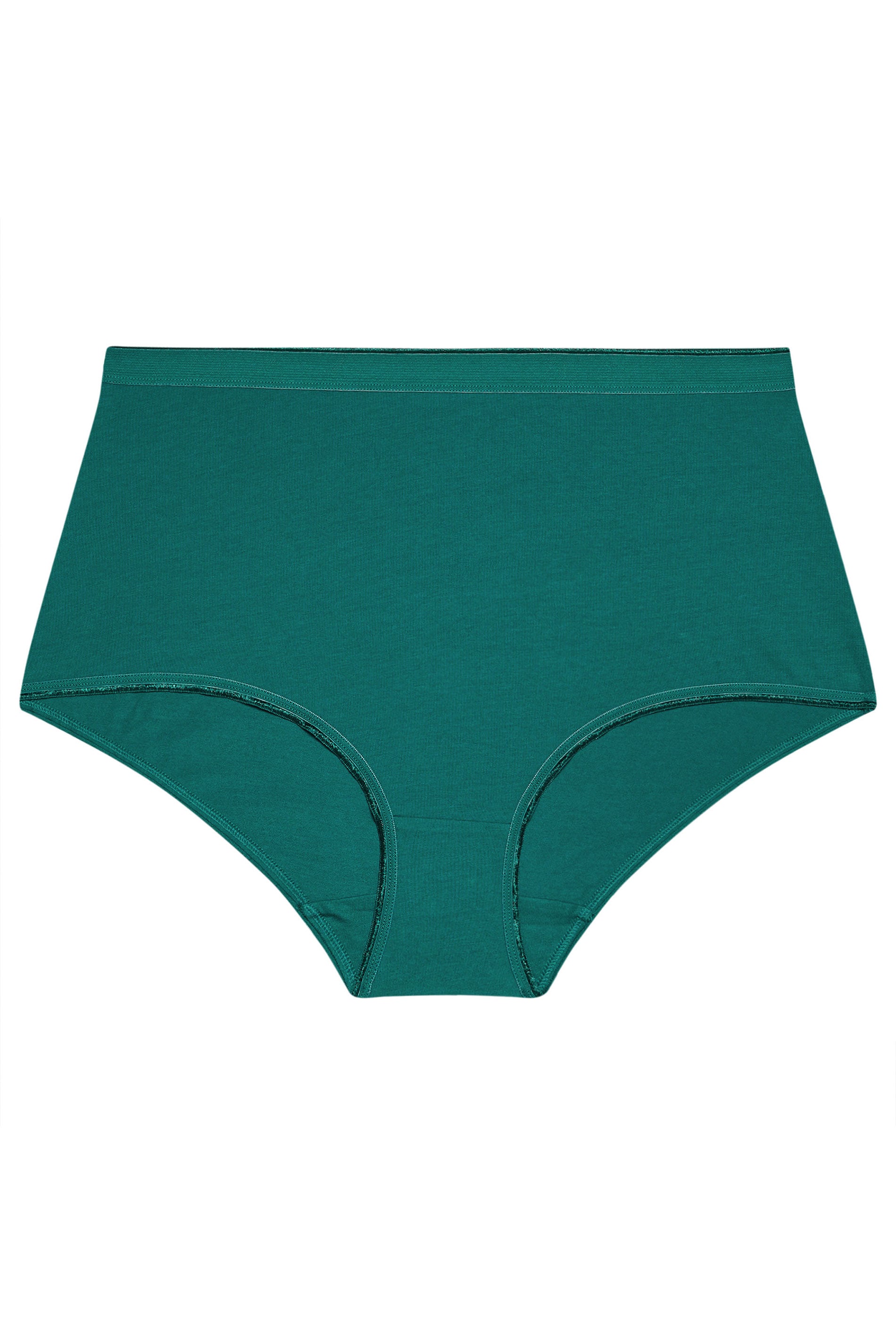 YOURSET 5 PACK Plus Size Teal Green Animal Print Full Briefs | Yours Clothing 8