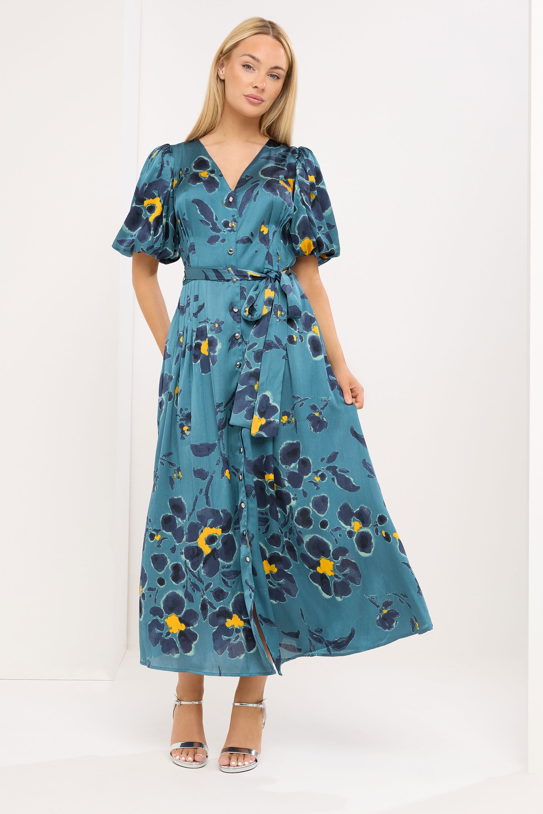 STAR Blue Floral Shirt Dress | StarByJM 3