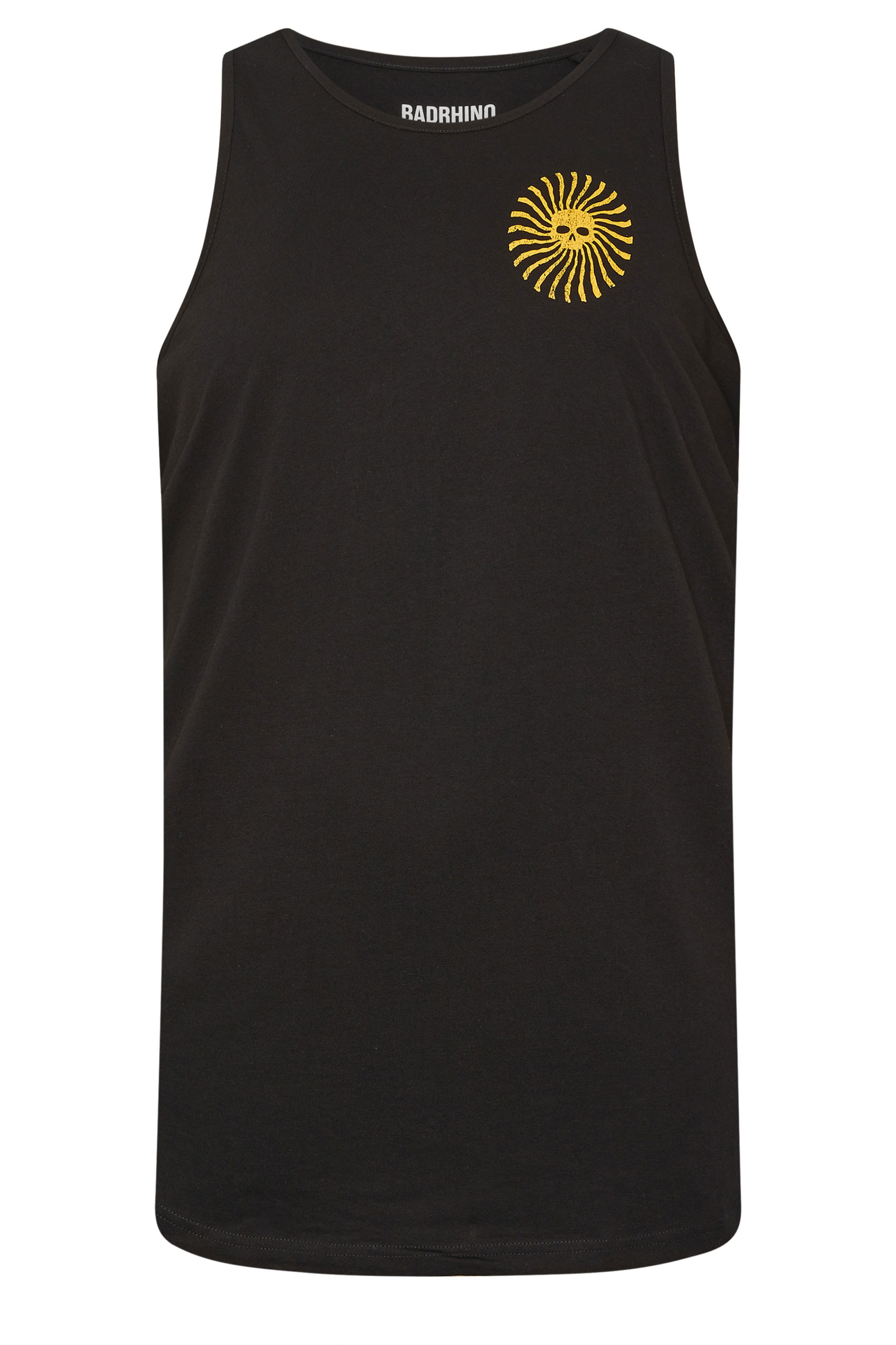 BadRhino Big & Tall Black 'Chasing The Sun'  Vest | BadRhino 7