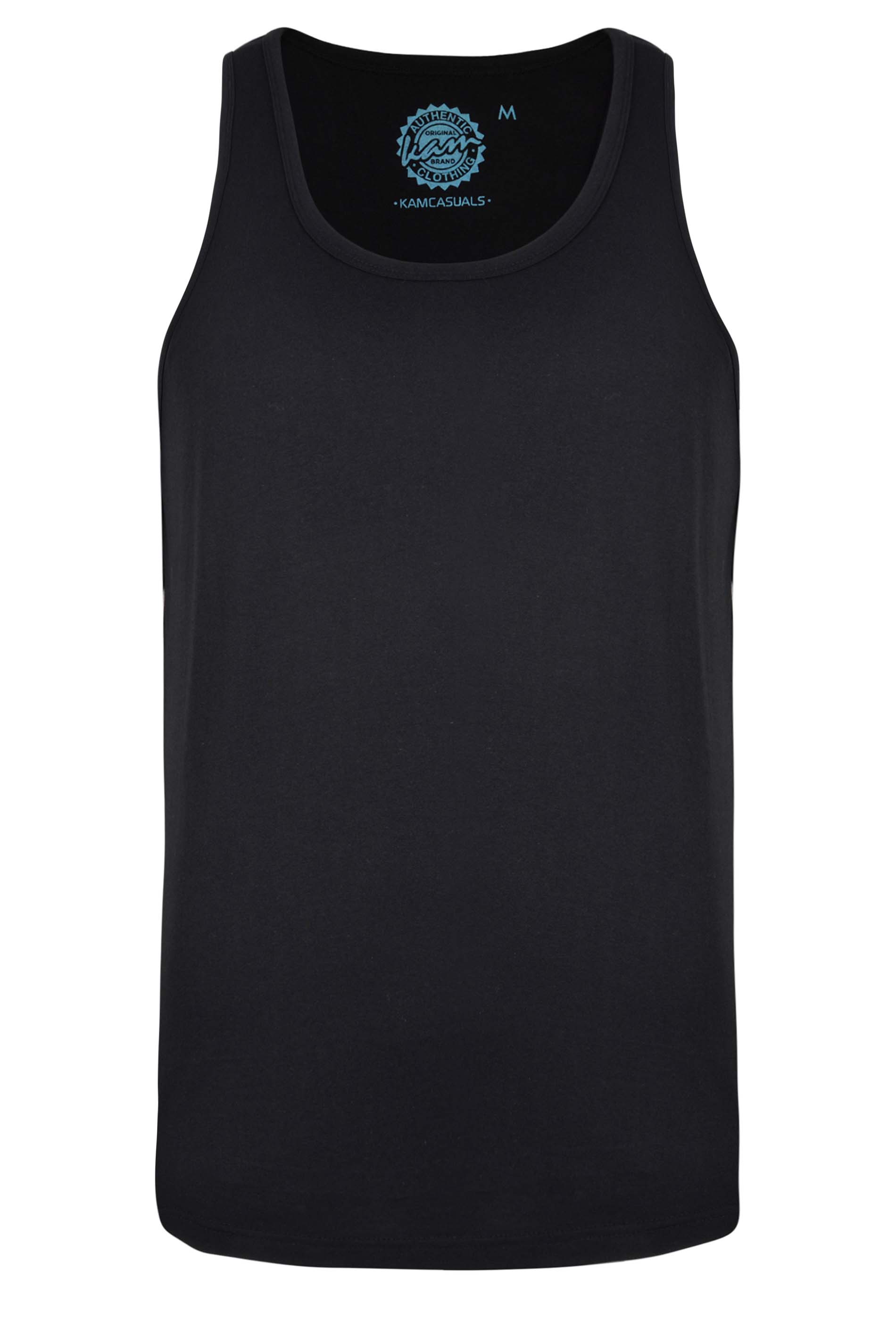 KAM Big & Tall Black Vest | BadRhino 1