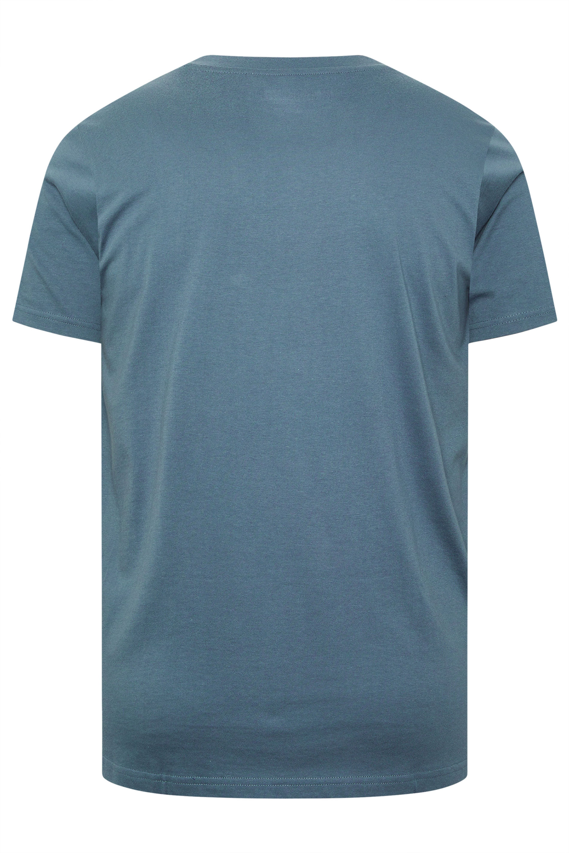 BadRhino Big & Tall 5 PACK Black/Green/Off White/Brown/Blue Extra Long T-Shirts 9