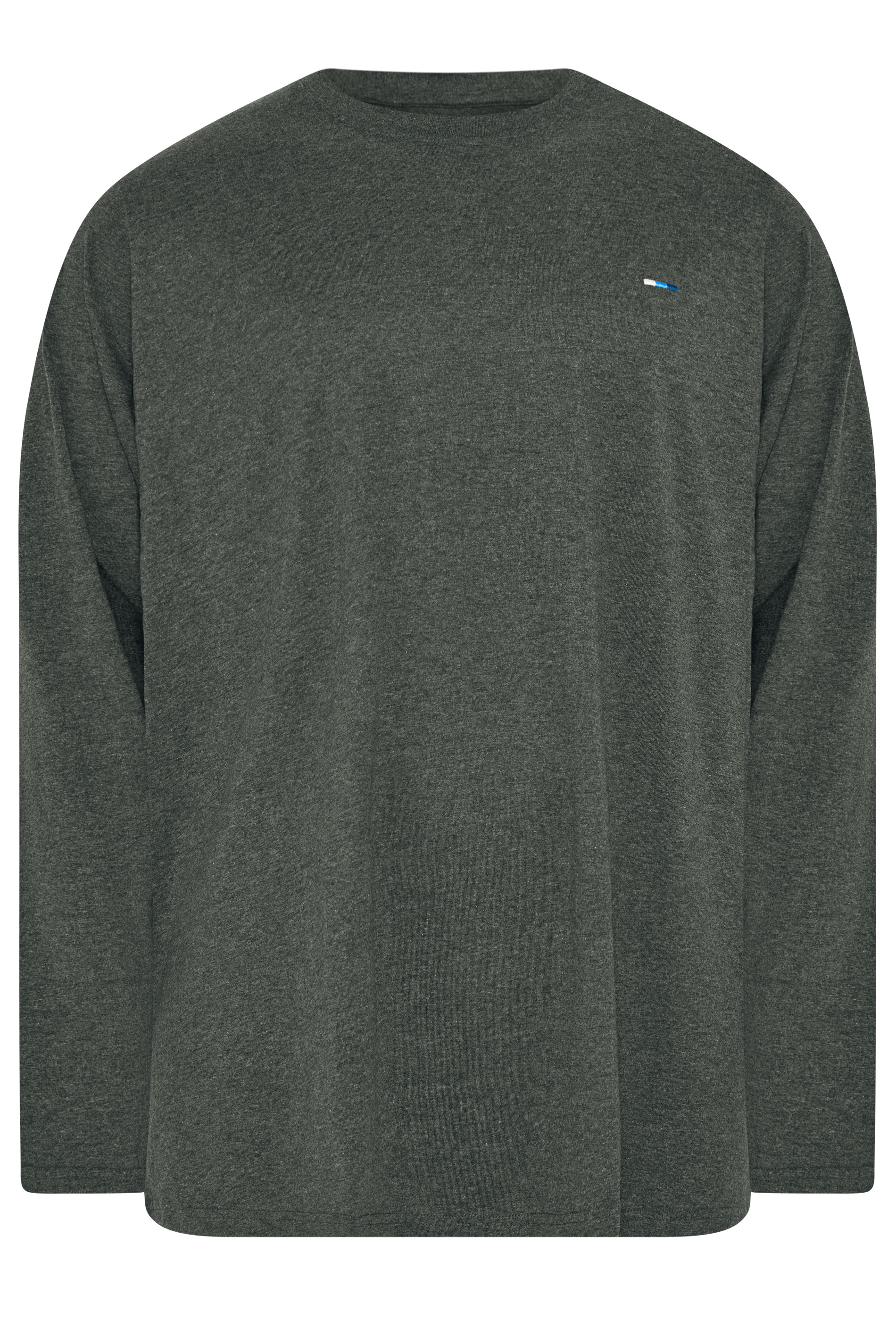 BadRhino Big & Tall Charcoal Grey Long Sleeve T-Shirt | BadRhino 5