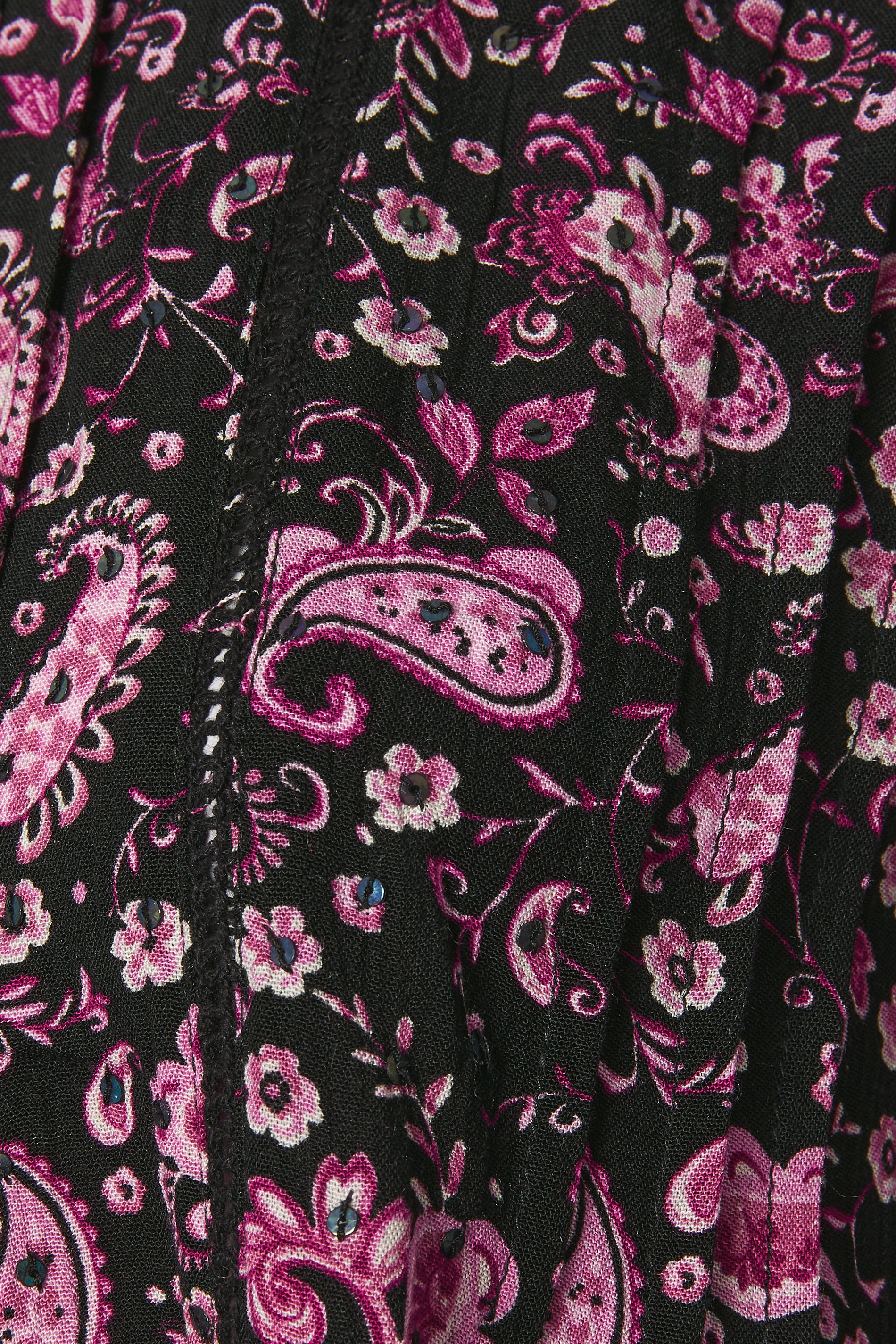 YOURS Plus Size Pink Paisley Print Tie Front Top | Yours Clothing 5