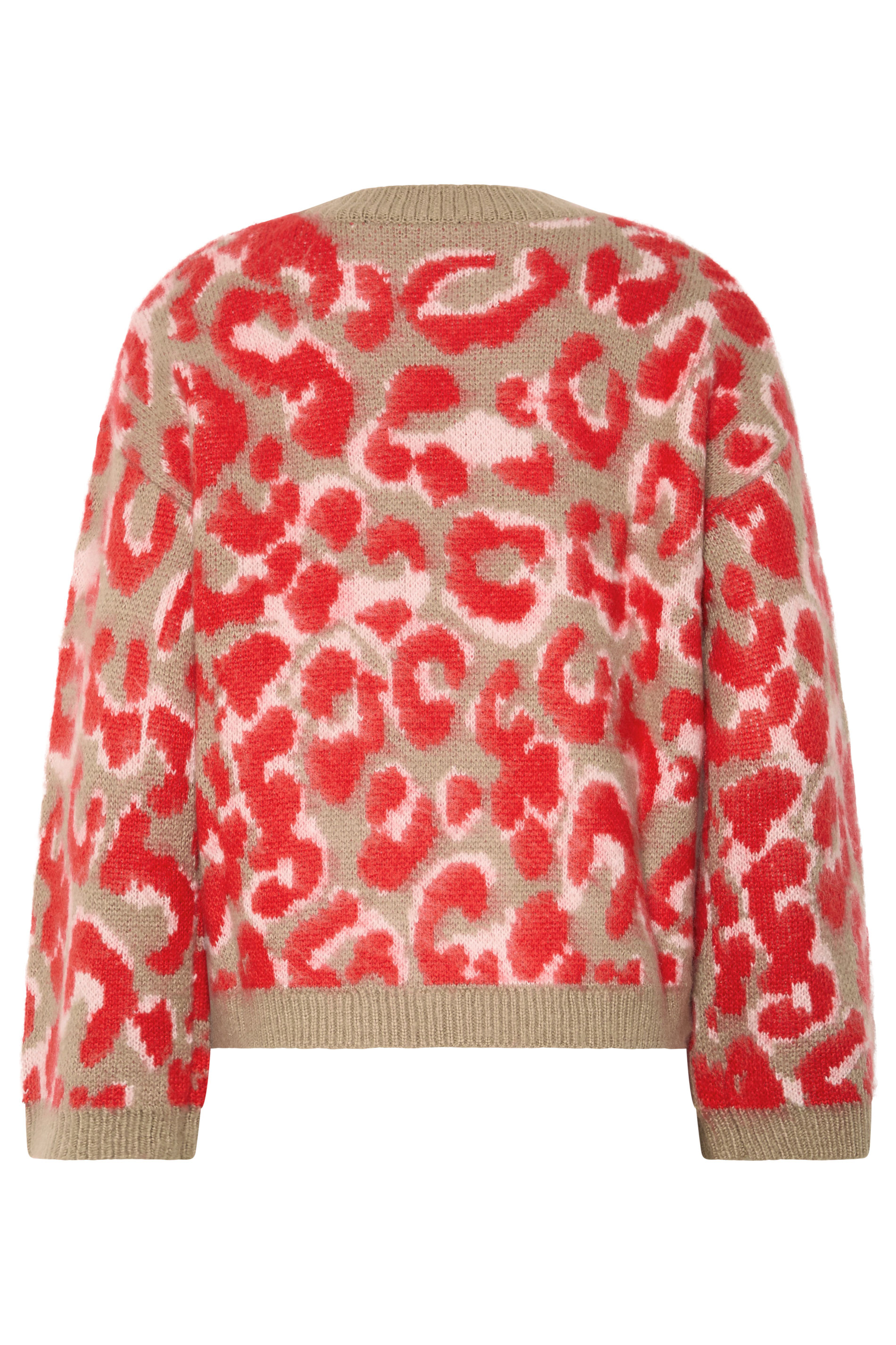 LTS Tall Women's Red Leopard Print Knitted Jumper | Long Tall Sally 6