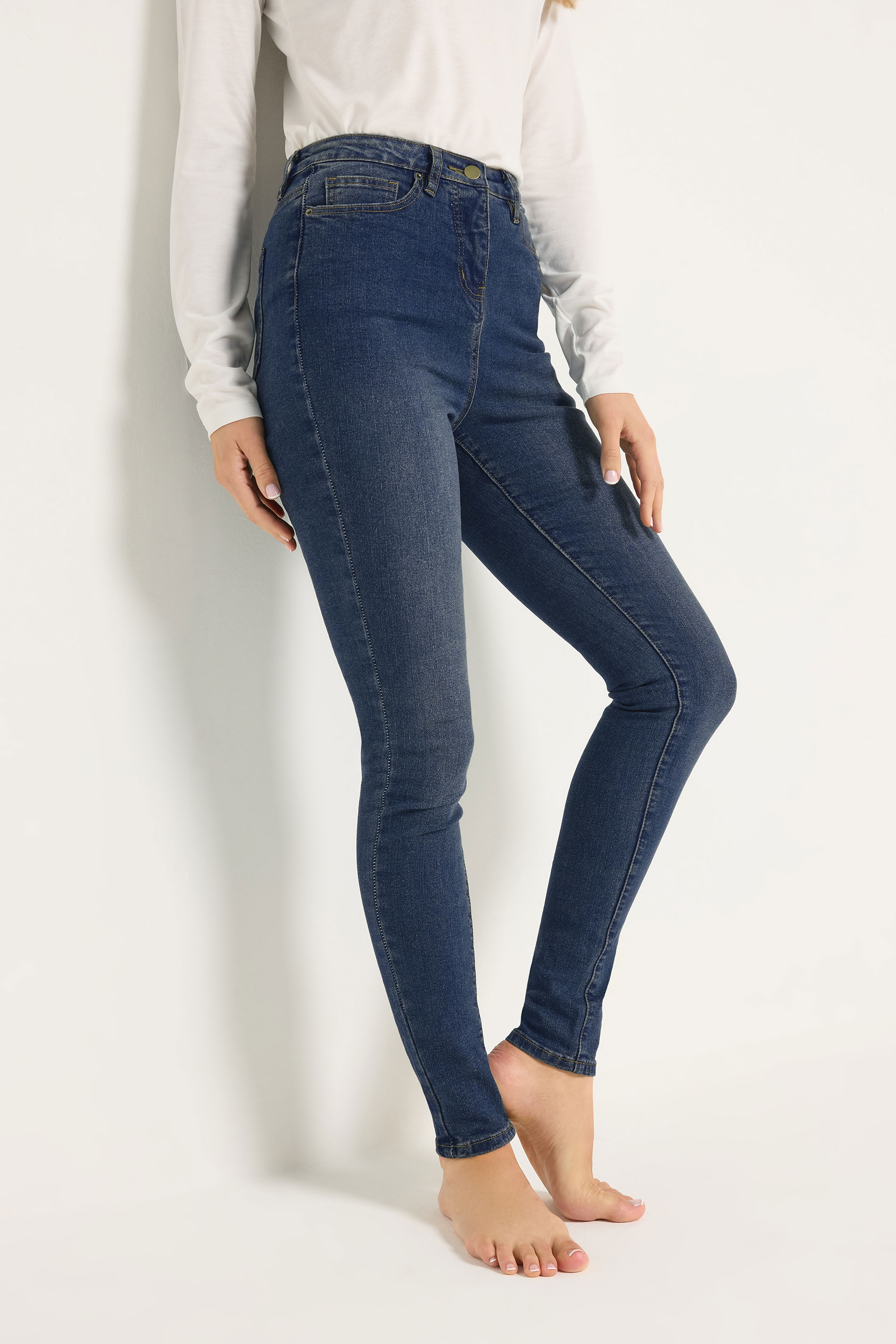 LTS Tall Blue AVA Skinny Jeans | Long Tall Sally  2