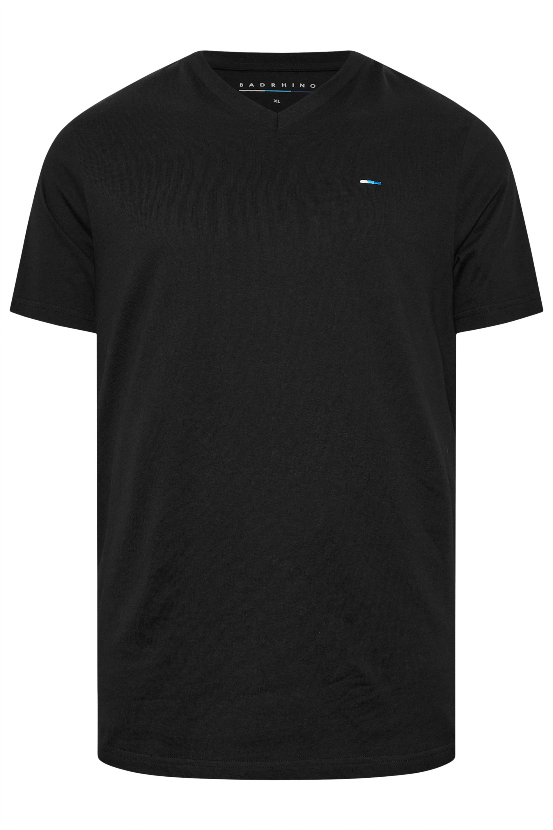 BadRhino Big & Tall Black/Red/Green/Blue/Navy Blue 5 Pack V-Neck T-Shirts | BadRhino 13