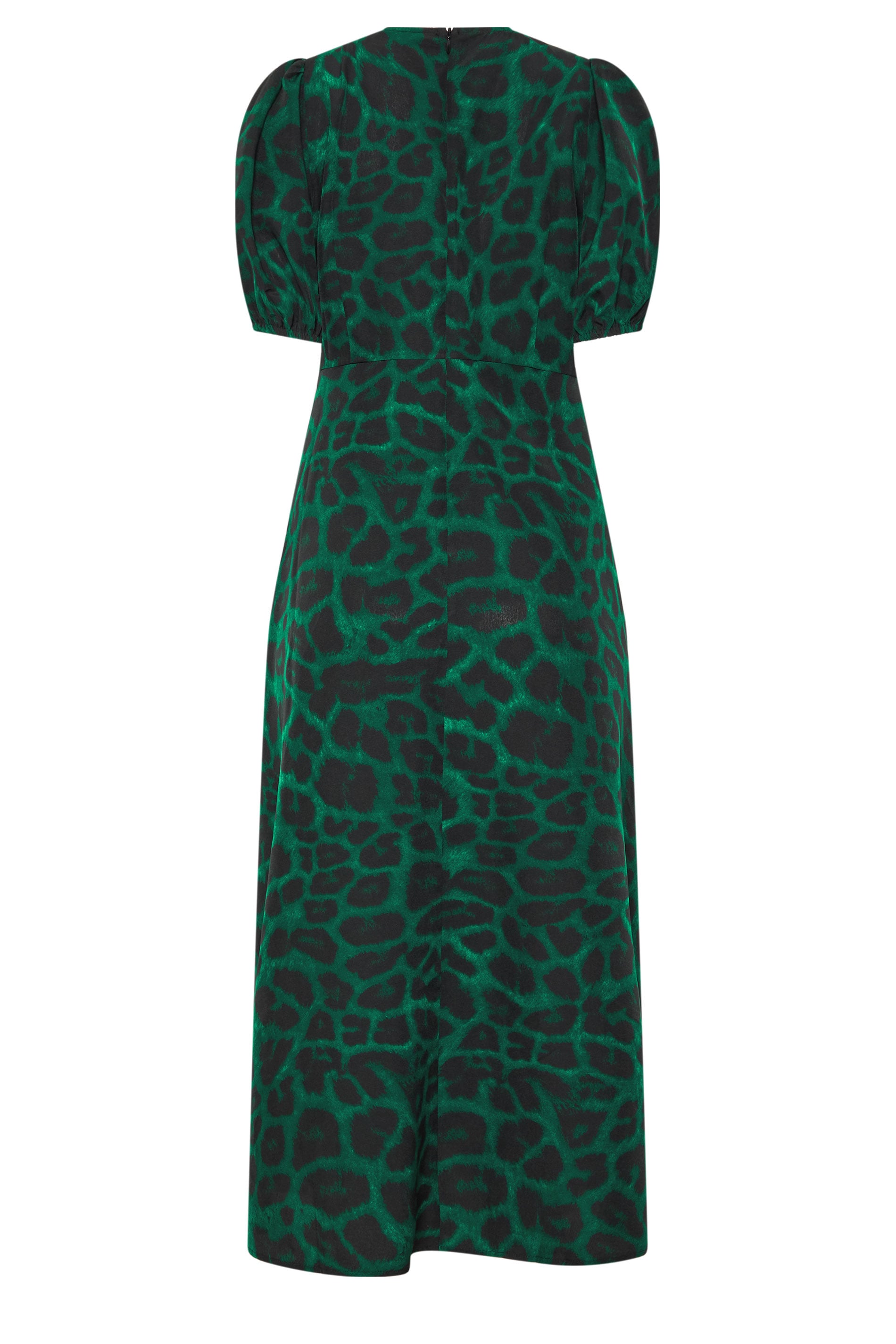 STAR Green Animal Print Satin Dress | StarByJM 6