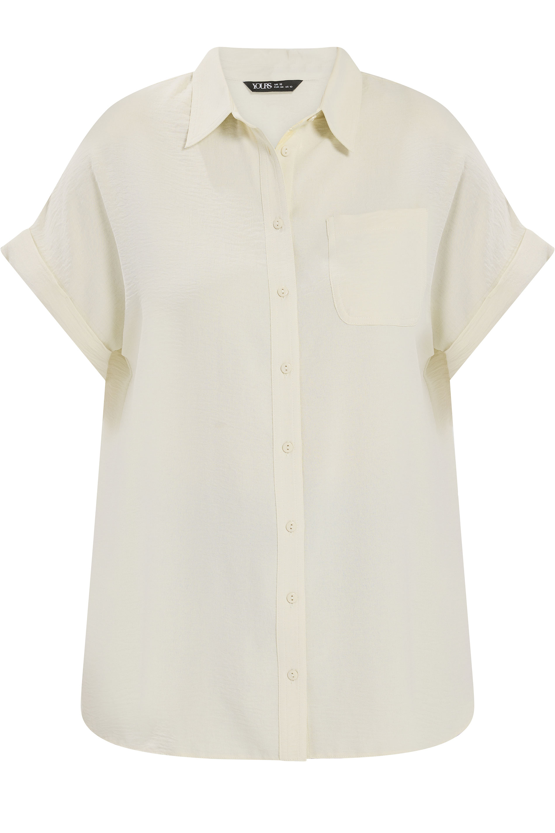 YOURS Plus Size Natural Brown Grown On Sleeve Shirt | Yours Clothing 5