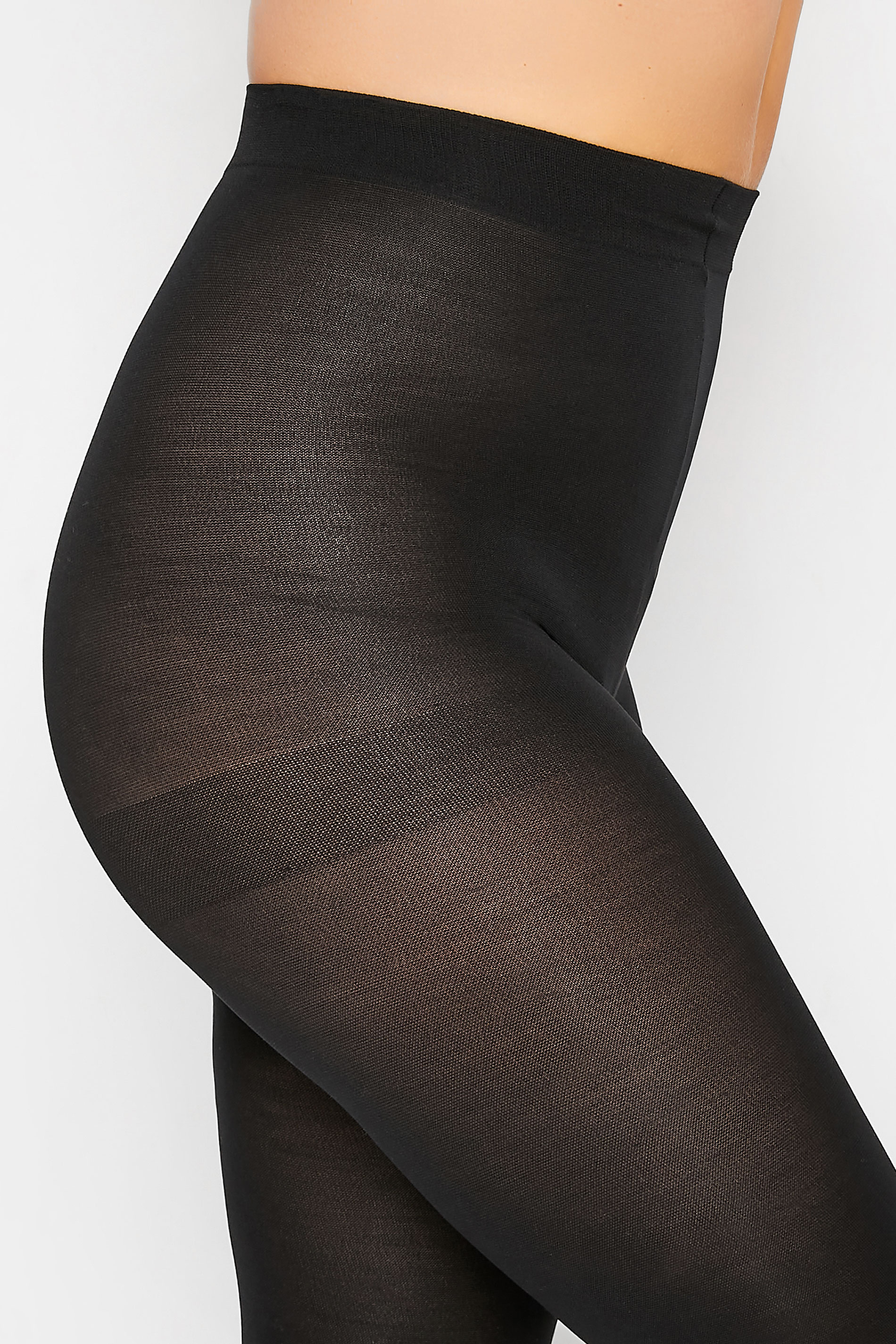 Black 120 Denier Tights | Yours Clothing 2