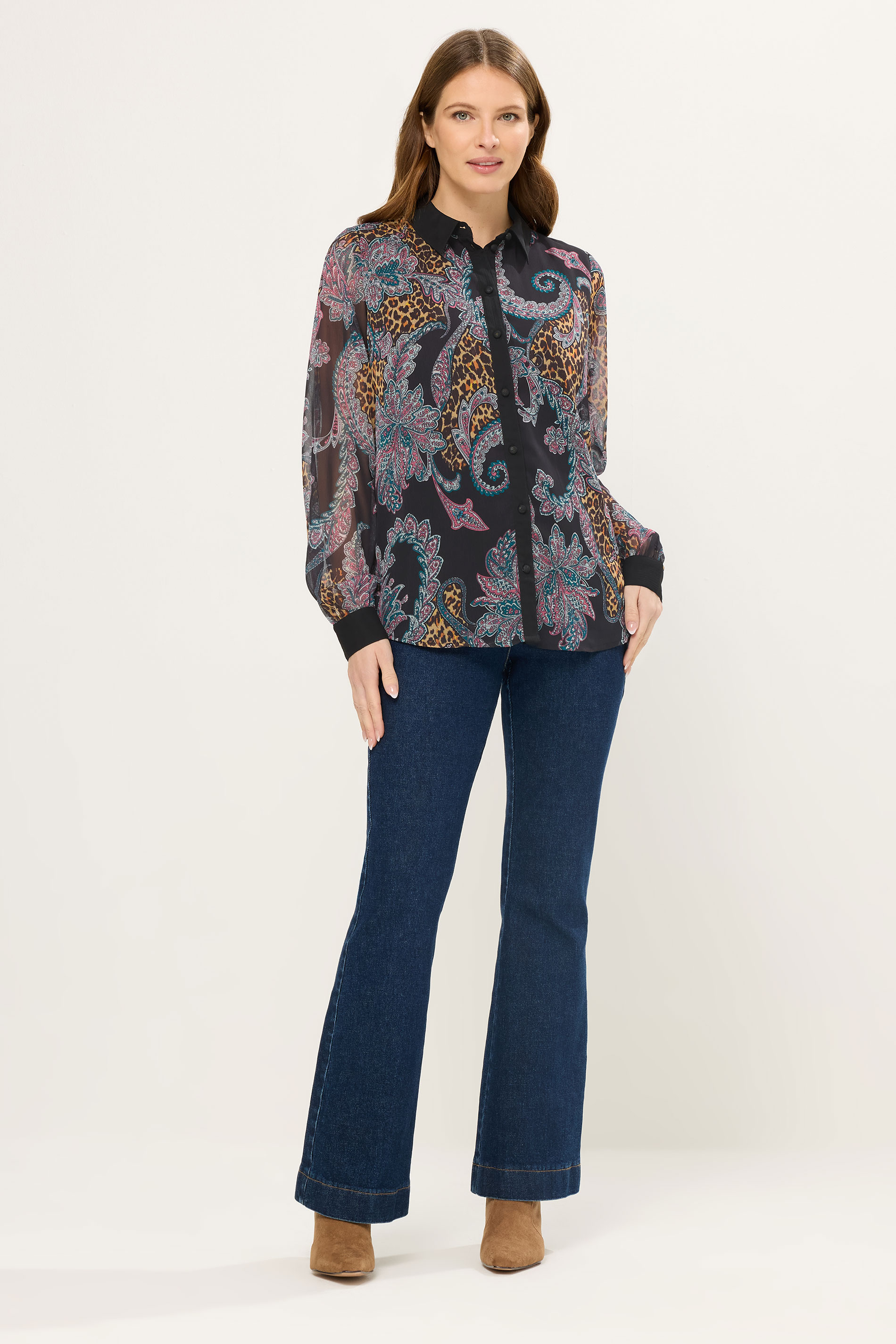 STAR Black Paisley Print Shirt | StarByJM 2