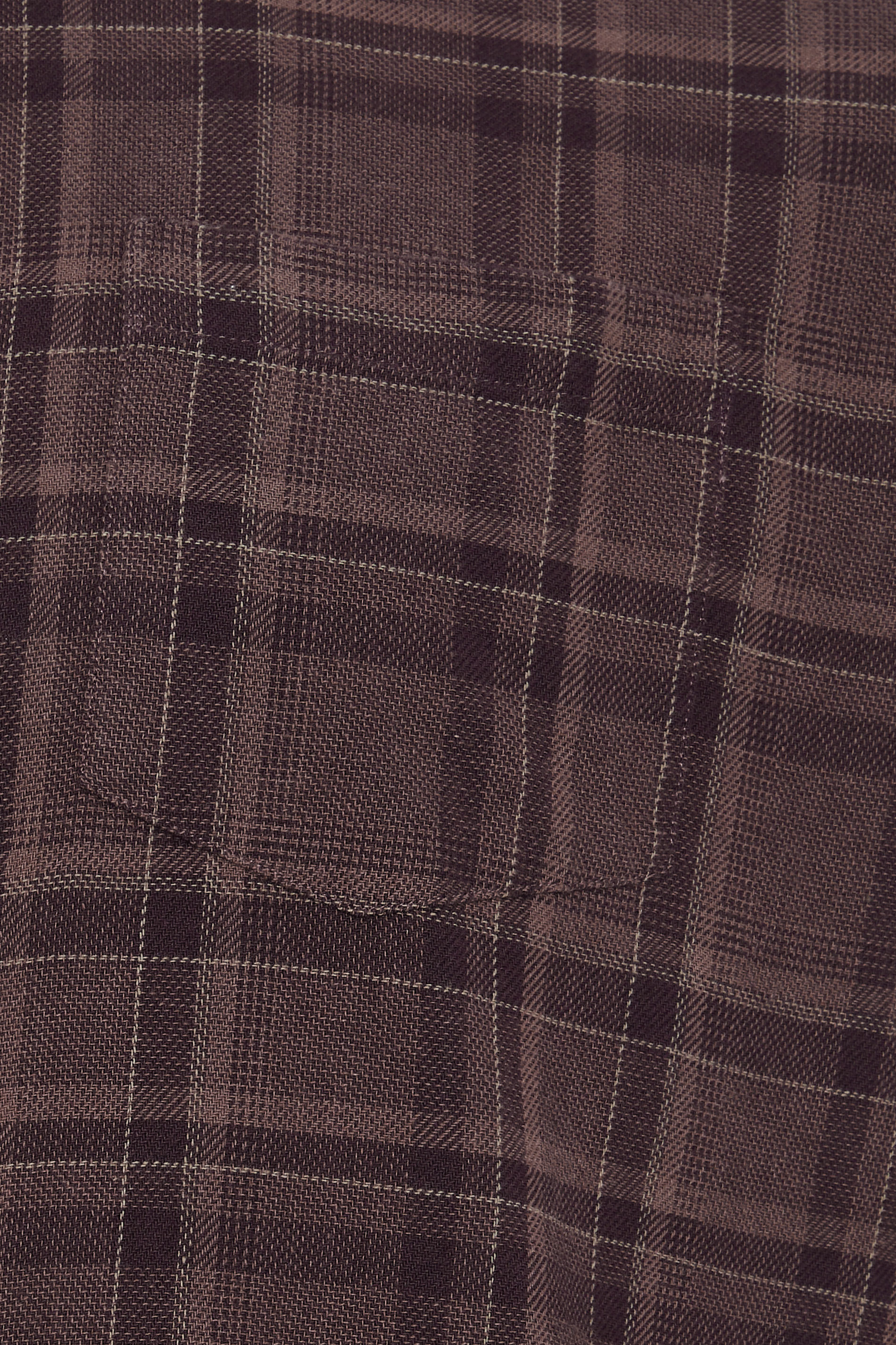 BadRhino Big & Tall Burgundy Red Check Long Sleeve Shirt | BadRhino 7