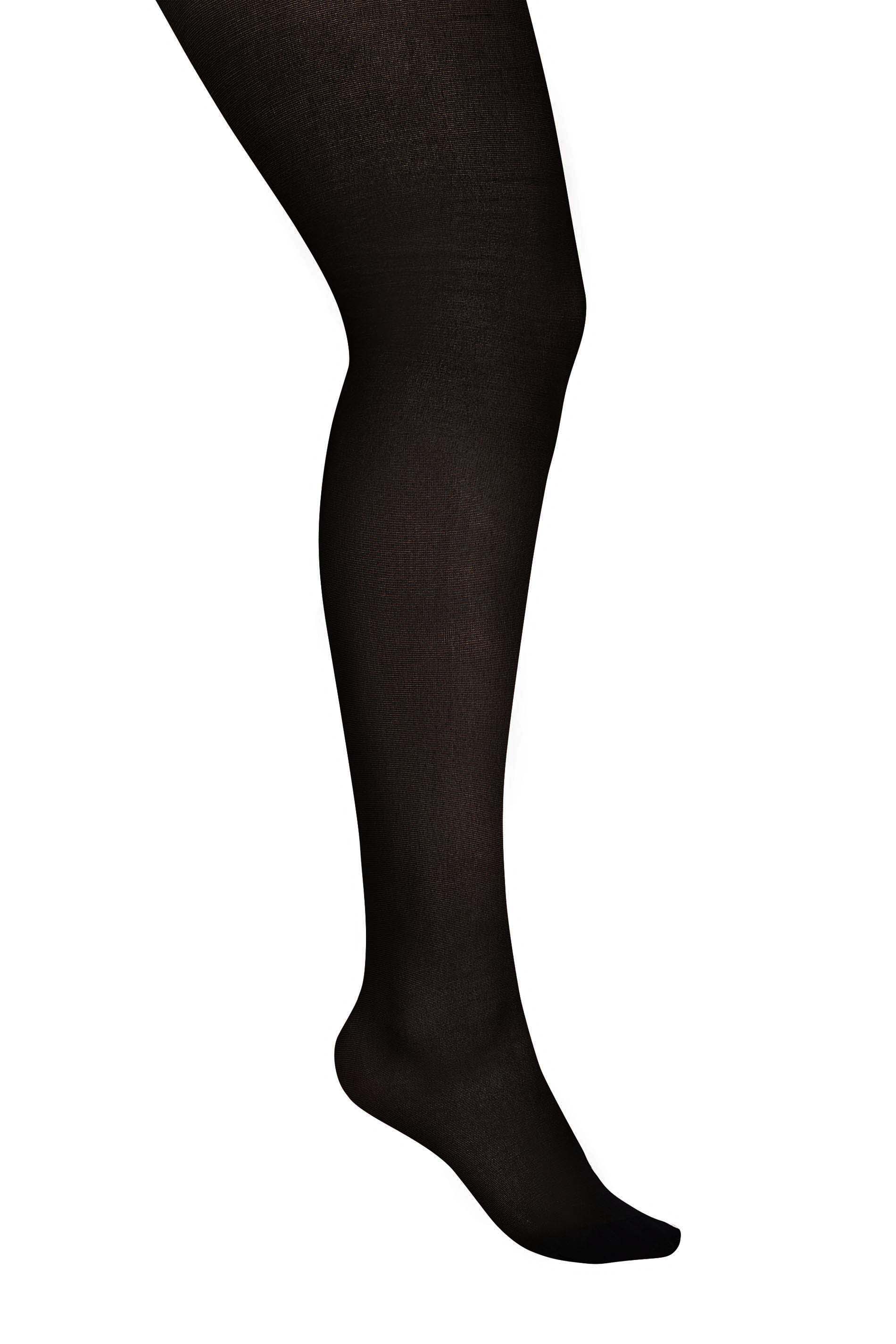 Black 120 Denier Tights | Yours Clothing 3