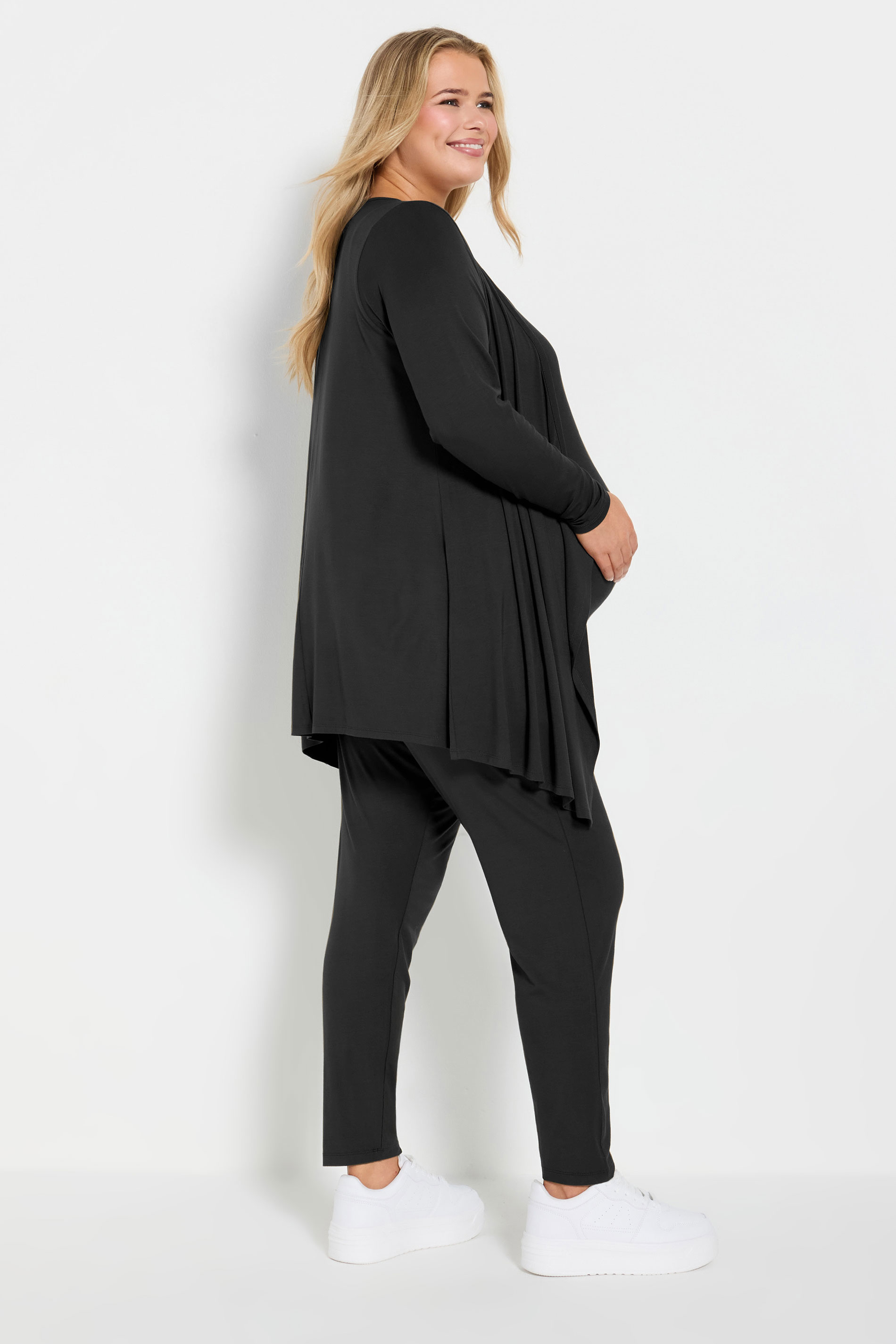  BUMP IT UP MATERNITY Plus Size Black Essentials Kit | Yours Clothing 7