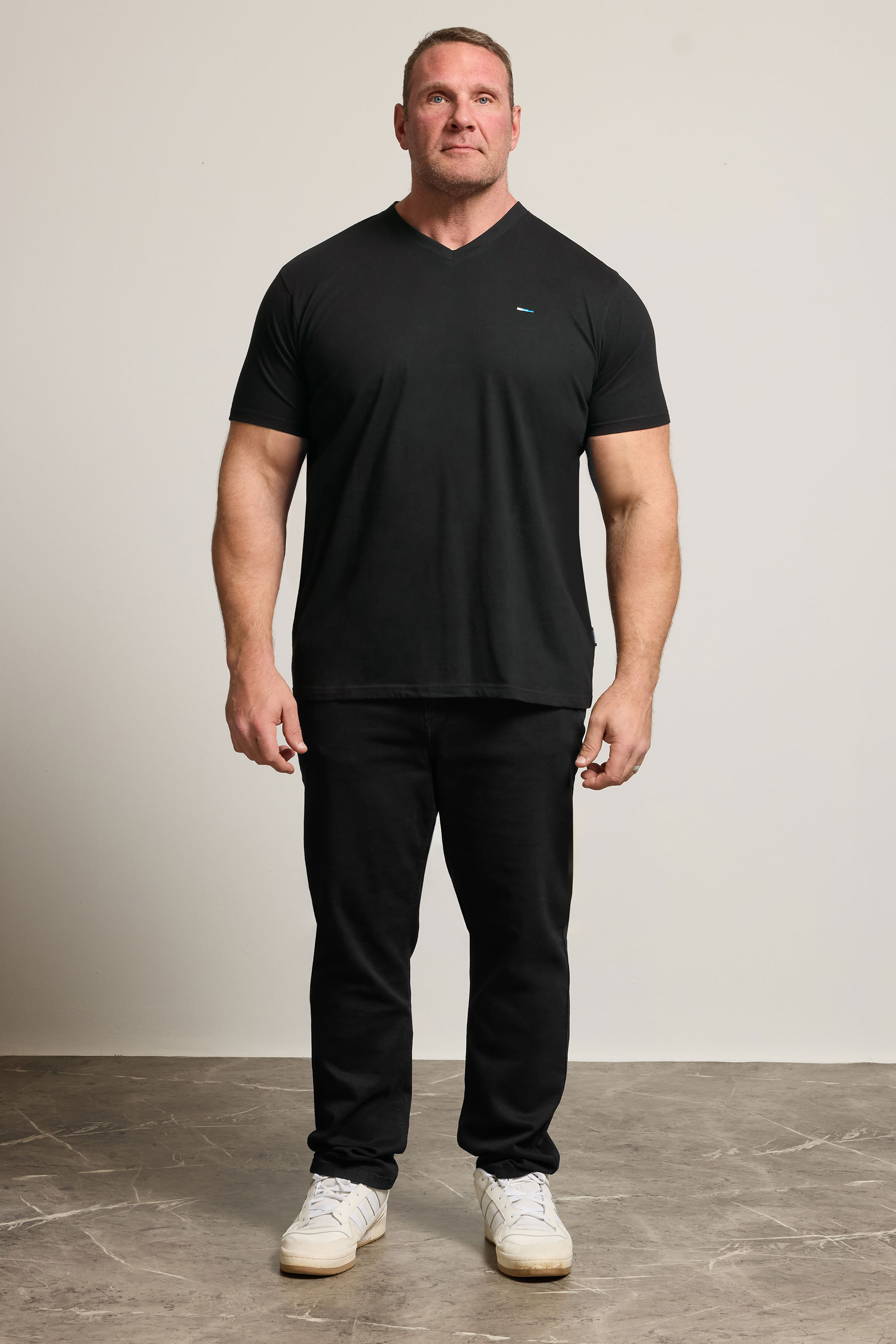 BadRhino Big & Tall Black/Red/Green/Blue/Navy Blue 5 Pack V-Neck T-Shirts | BadRhino 4