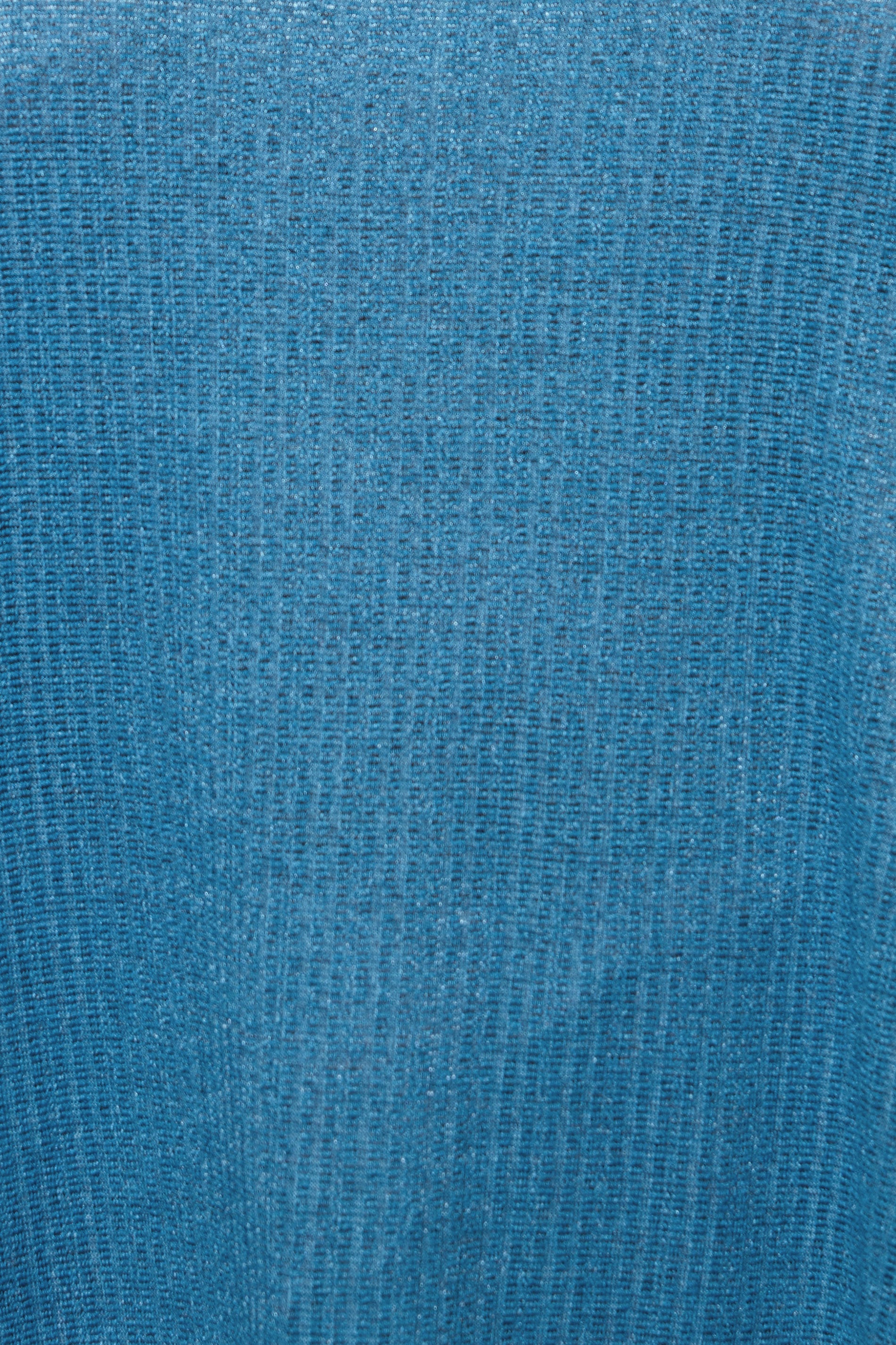 YOURS Plus Size Mid Blue Ribbed Soft Touch T-Shirt | Yours Clothing 4