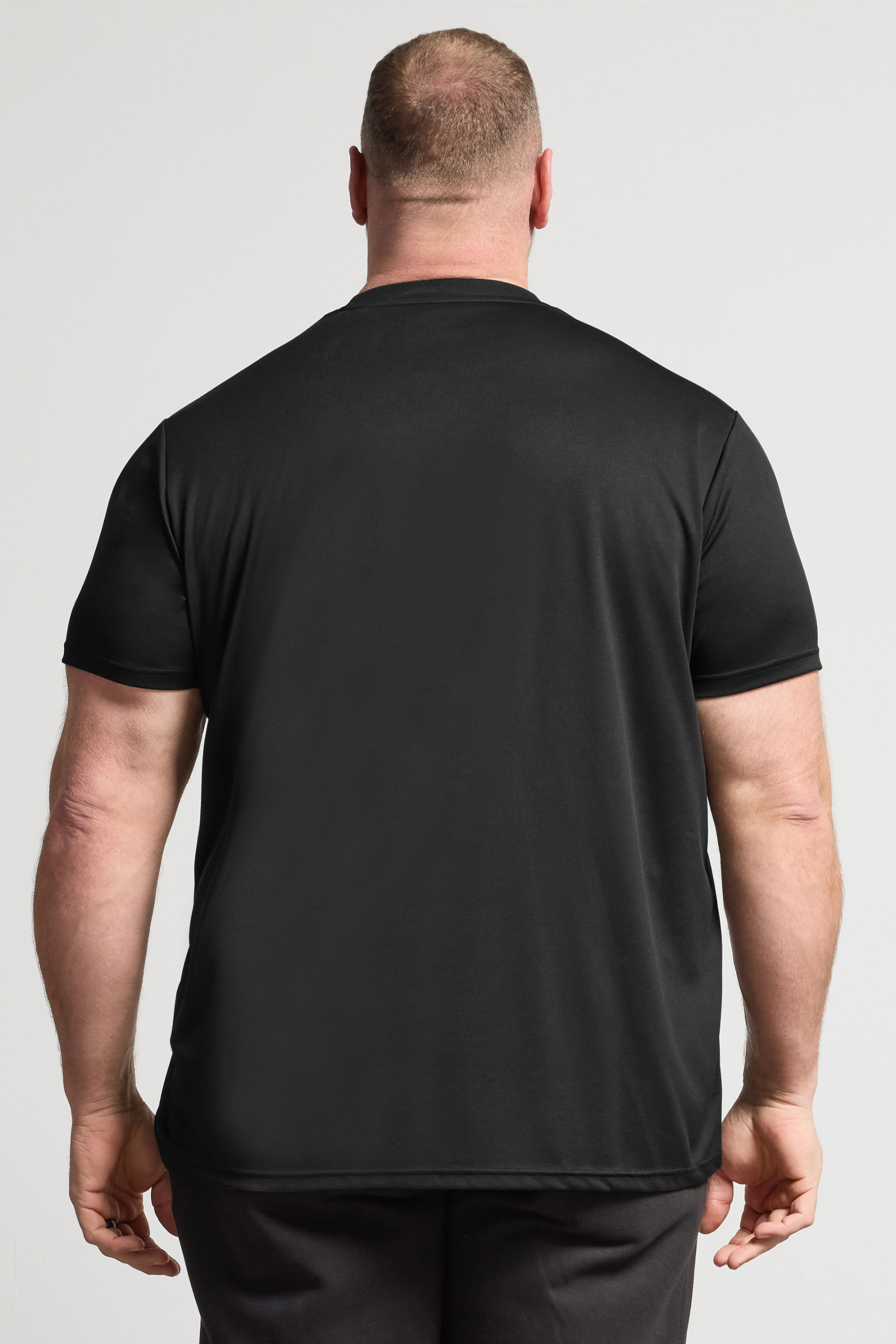 IronRhino Big & Tall Black Performance T-Shirt | BadRhino 4