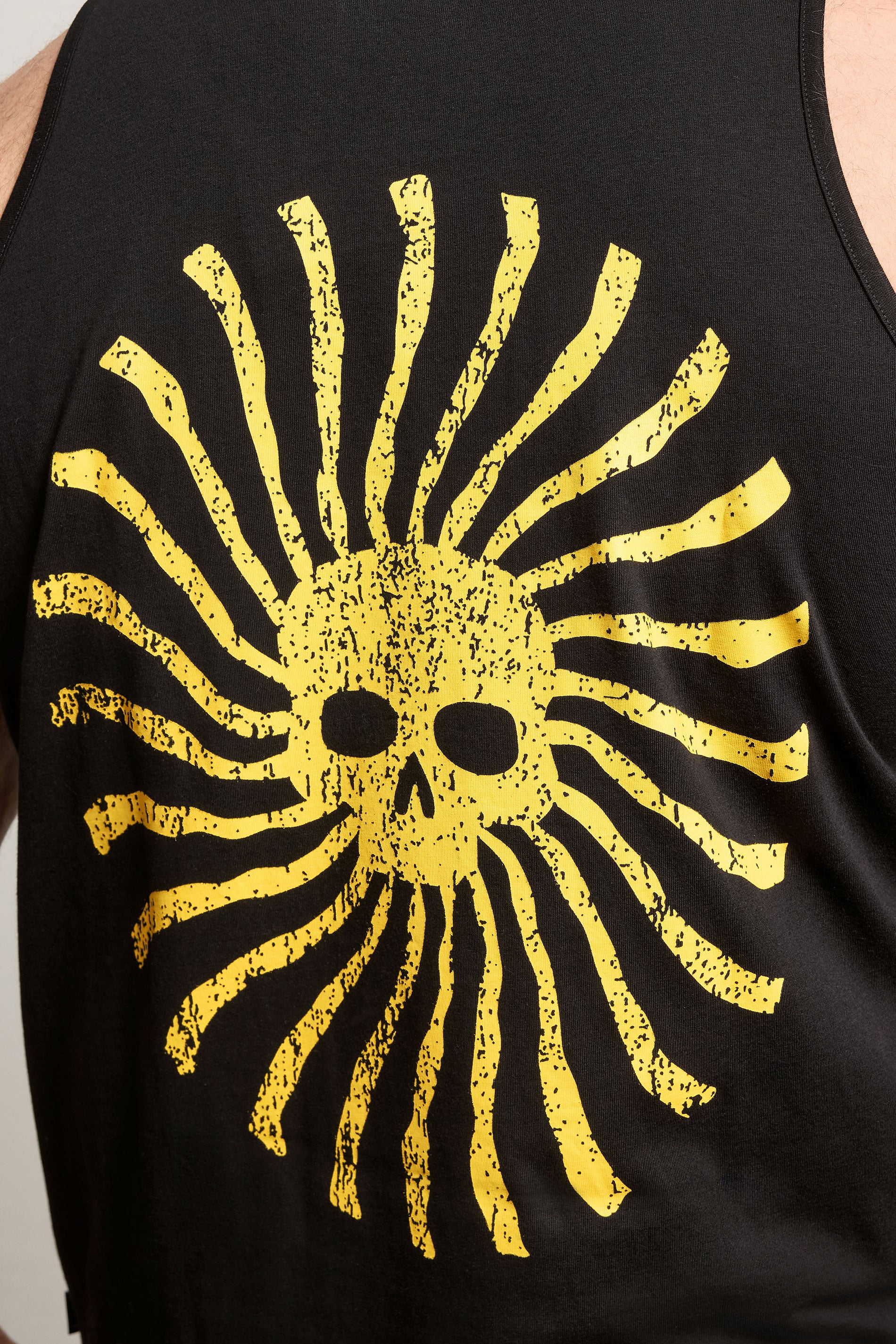 BadRhino Big & Tall Black 'Chasing The Sun'  Vest | BadRhino 6