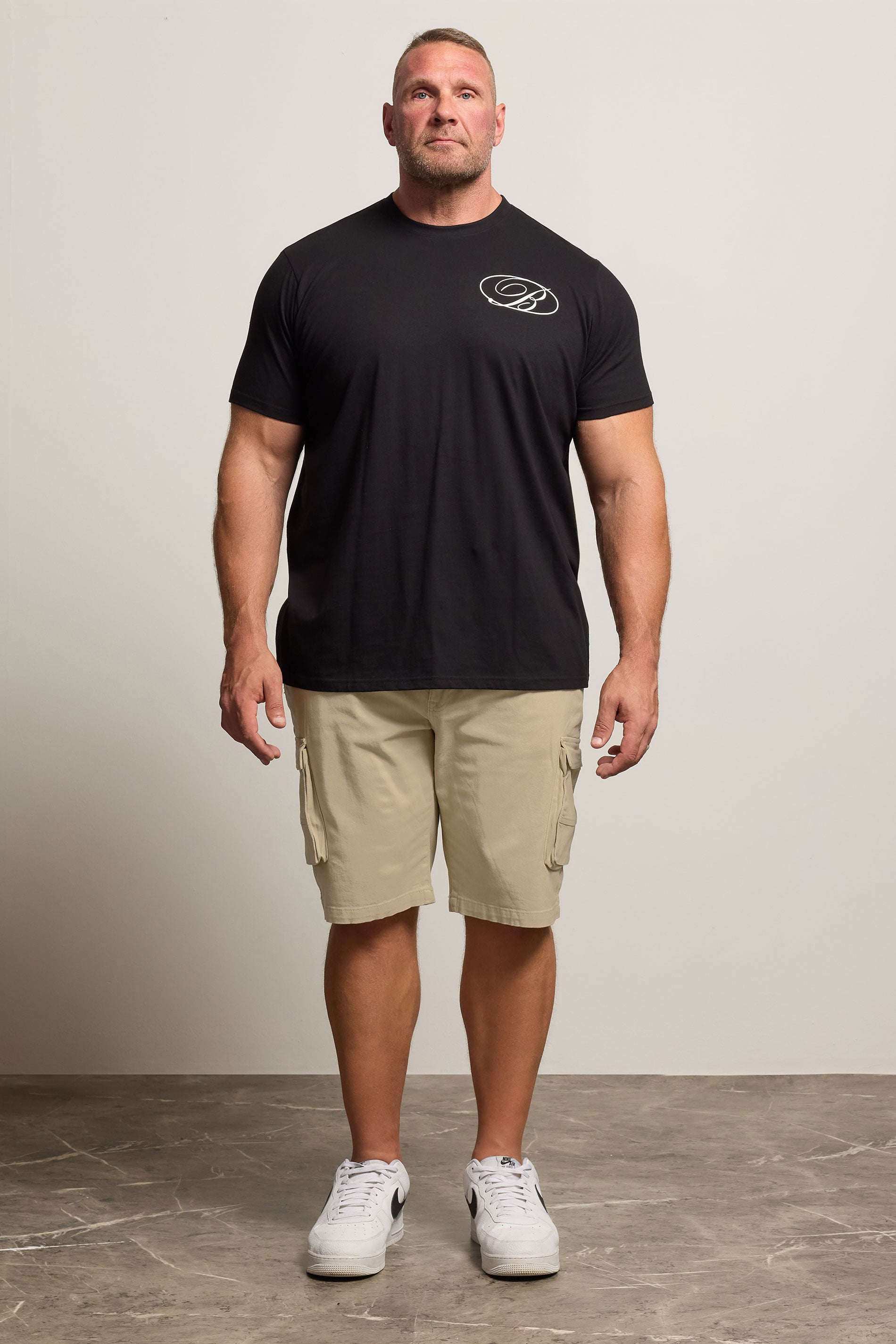BadRhino Stone Brown Stretch Cargo Shorts | BadRhino 1