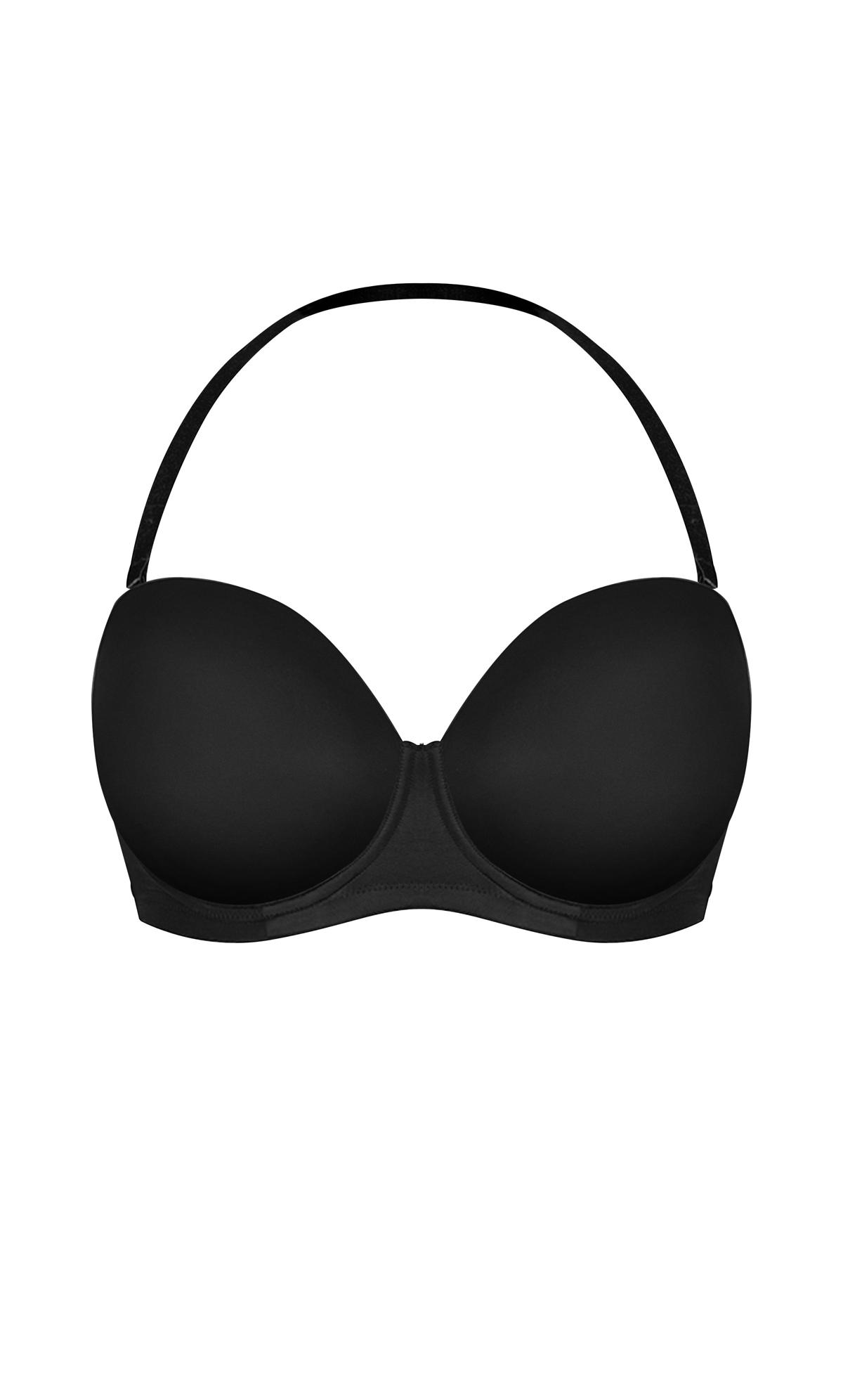 Evans Black Strapless Bra 4