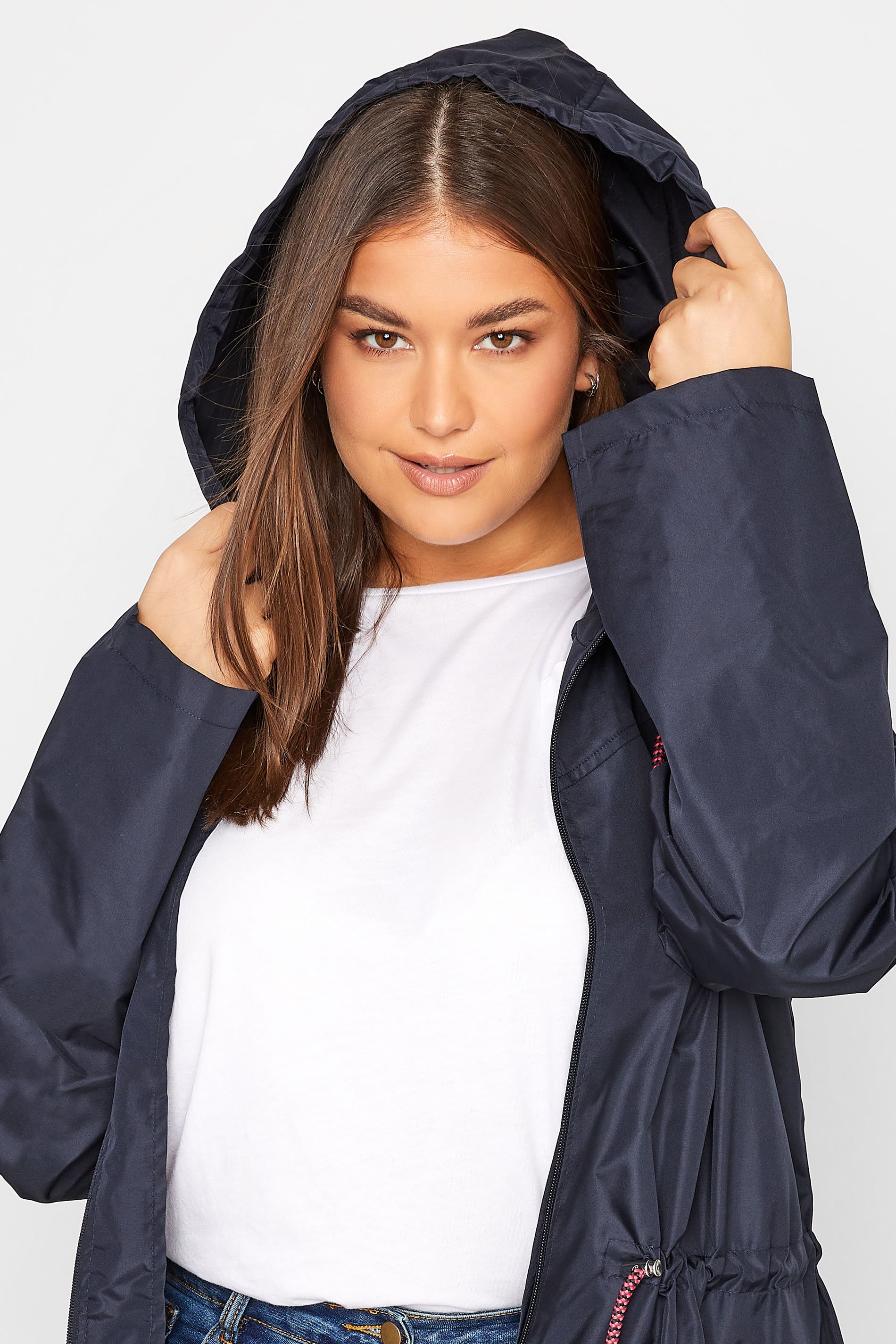 LTS Navy Blue Pocket Parka | Long Tall Sally 4