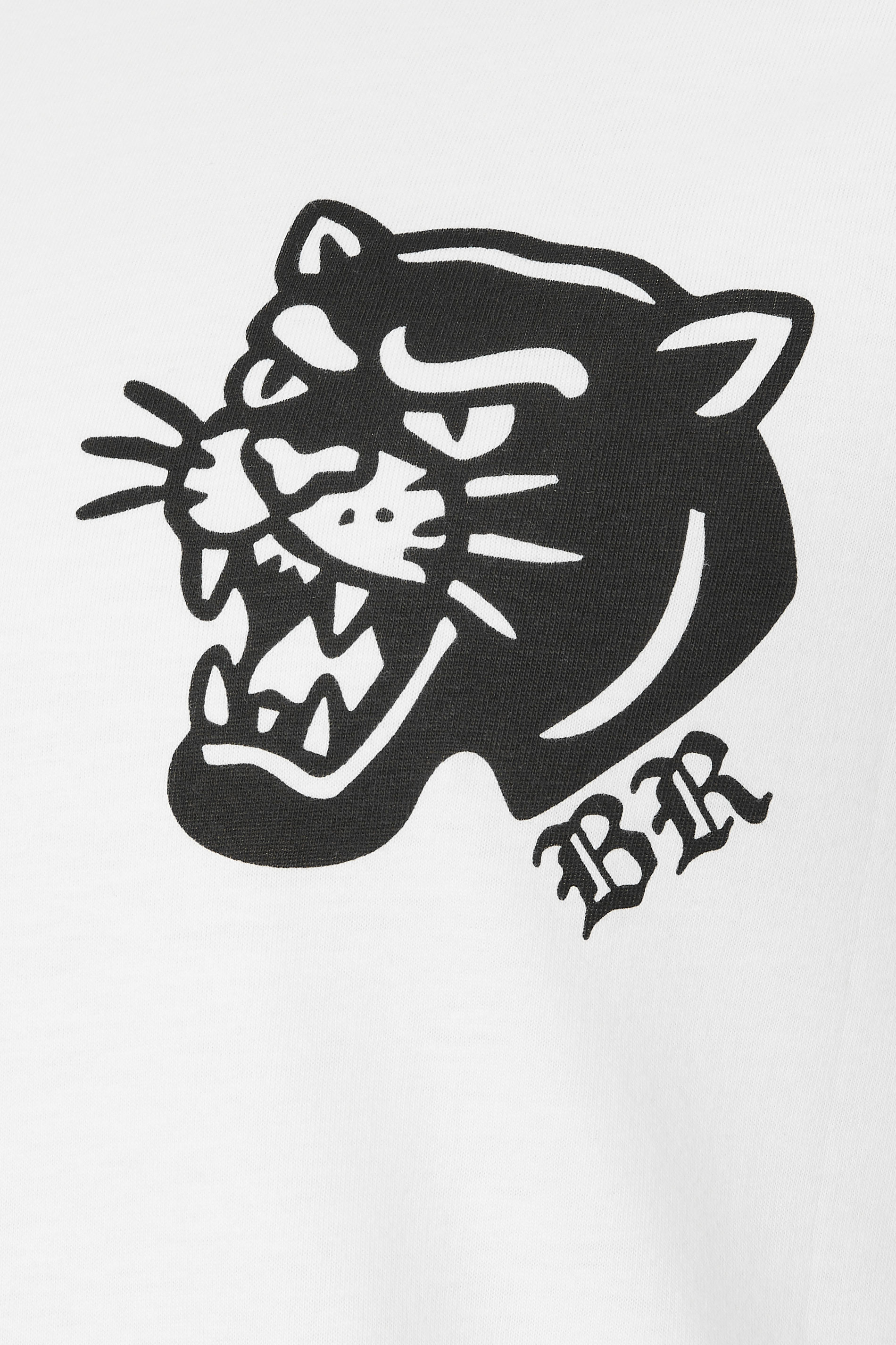 BadRhino Big & Tall White Panther Long Sleeve Graphic T-Shirt | BadRhino 8