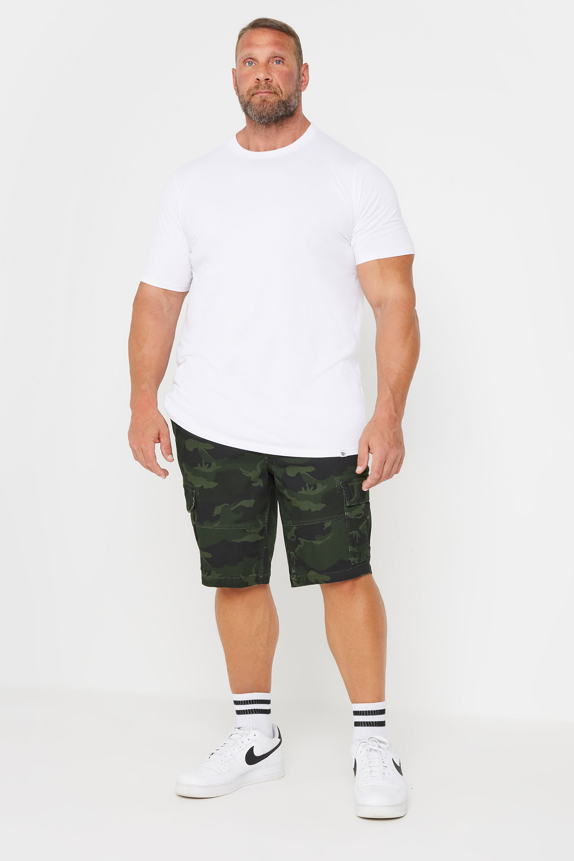 BadRhino Big & Tall Green Camo Cargo Shorts | BadRhino 2