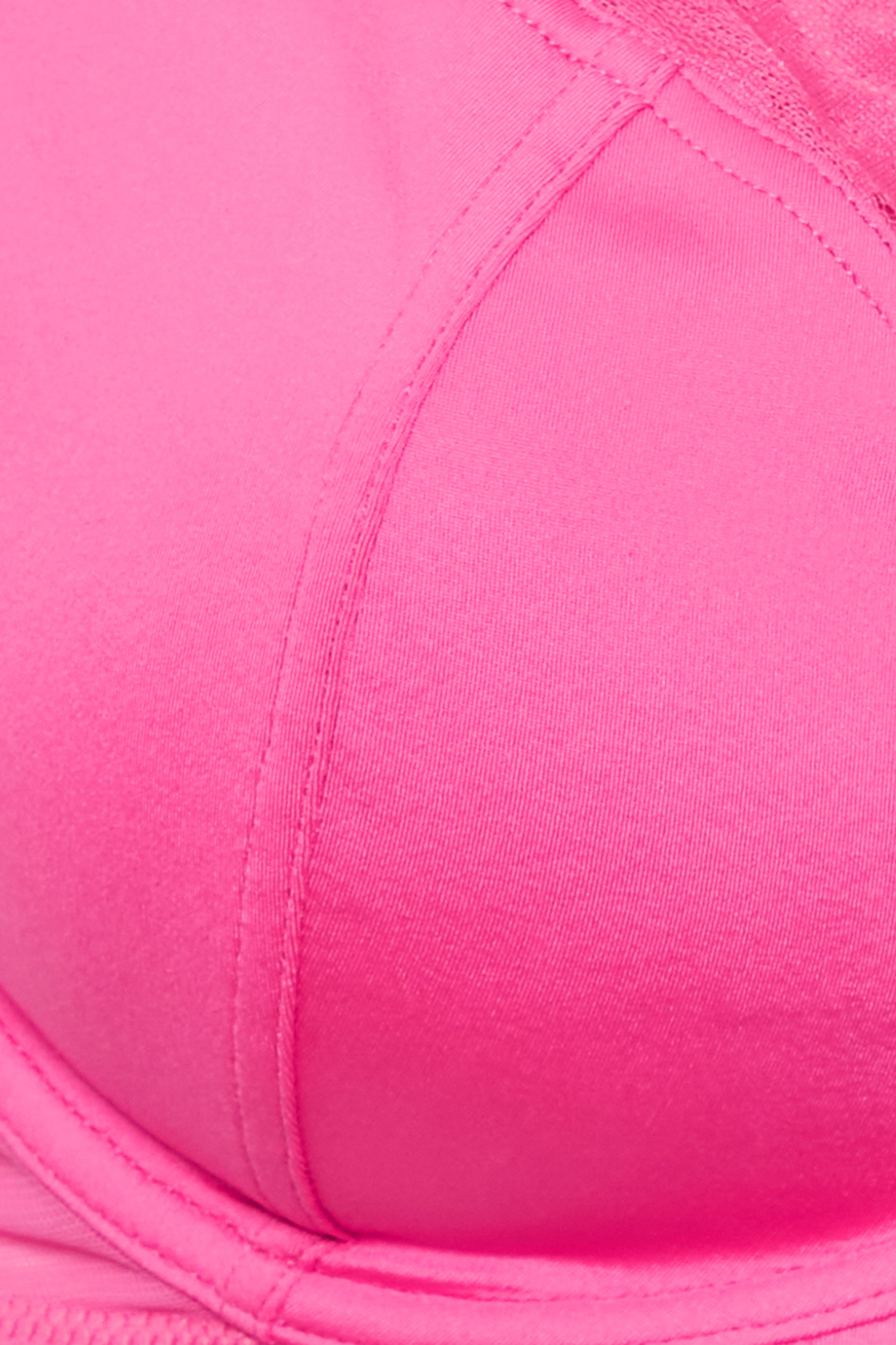 YOURSET 3 PACK Plus Size Black & Pink Animal Mesh Underwired Bras | Yours Clothing 10
