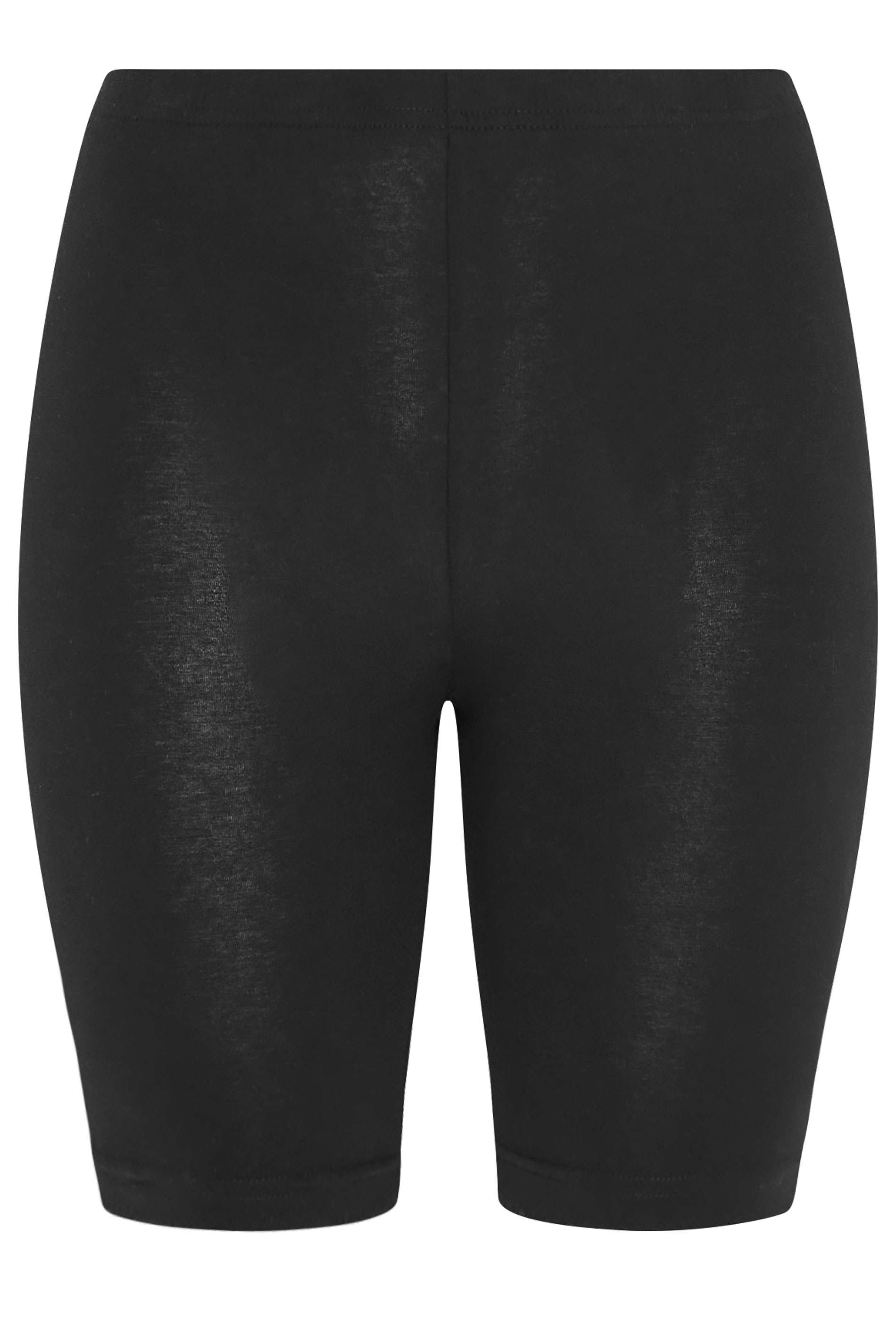 YOURSET 2 PACK Plus Size Black Ditsy Floral Cycling Shorts | Yours Clothing 10