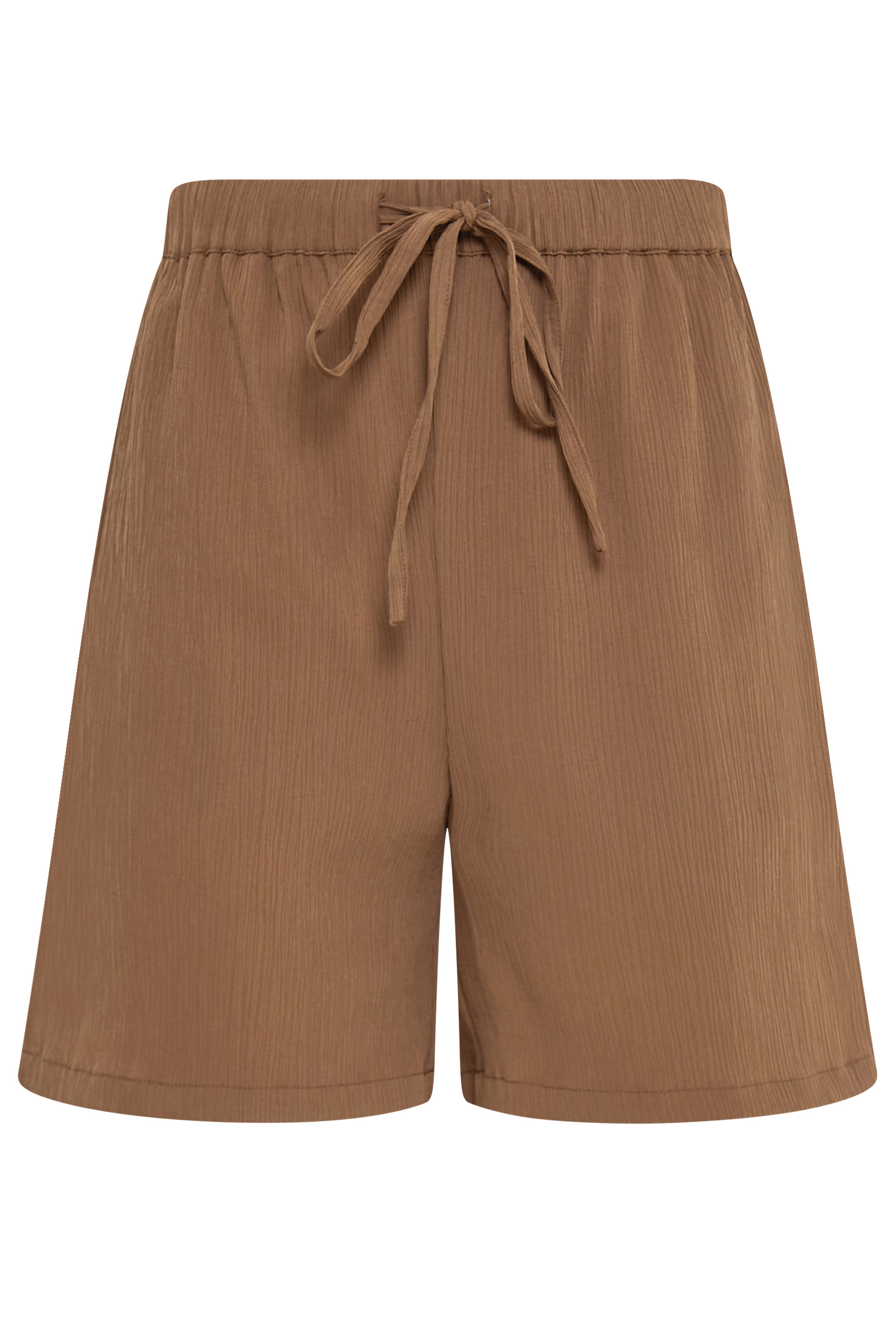 LTS Tall Women's Chocolate Brown Textured Shorts | Long Tall Sally 5