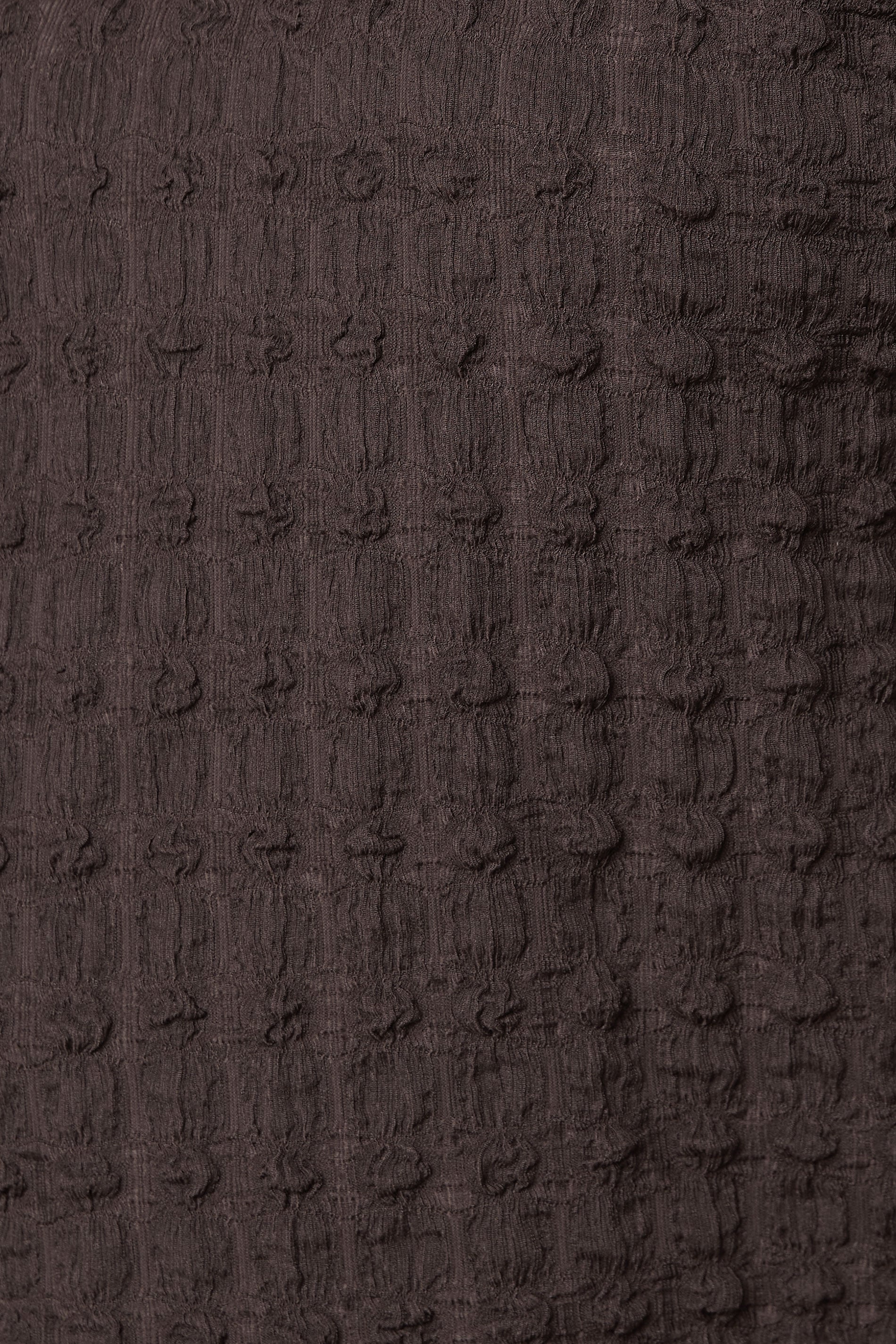 YOURS Plus Size Chocolate Brown Bubble Textured T-Shirt | Yours Clothing 5
