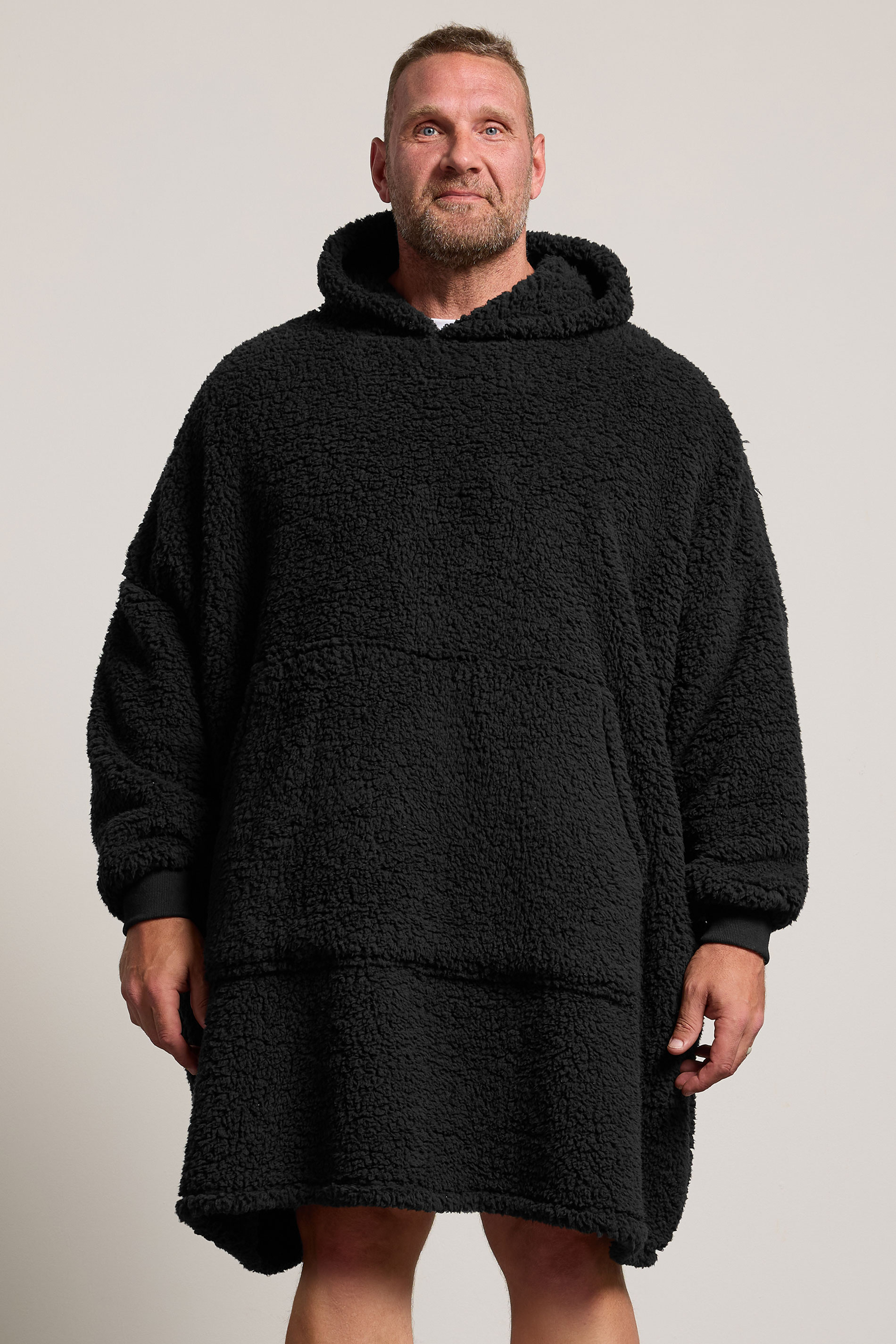 BadRhino Big & Tall Black Blanket Hoodie | BadRhino 3