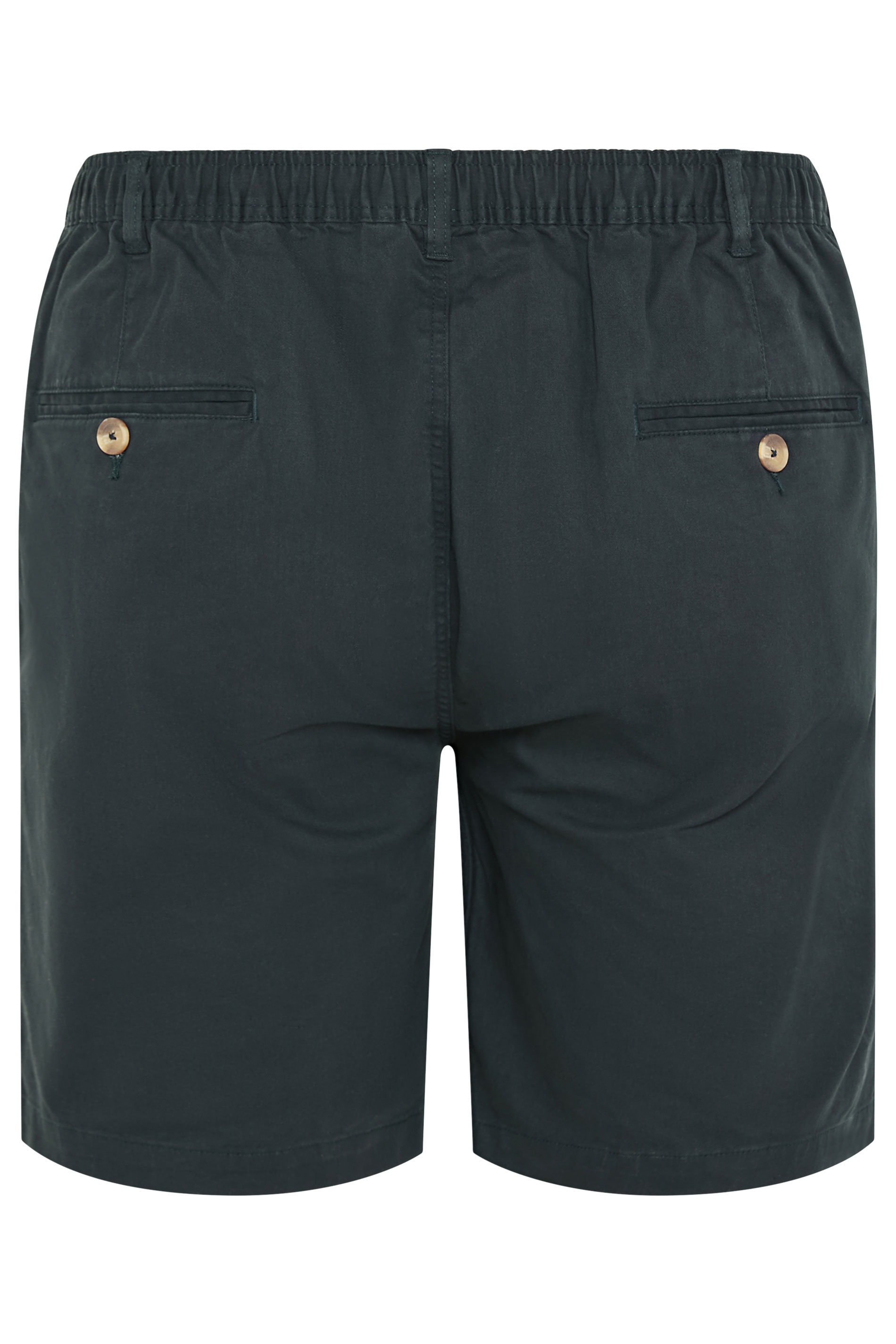 D555 Big & Tall Navy Blue Elasticated Stretch Shorts | BadRhino 4