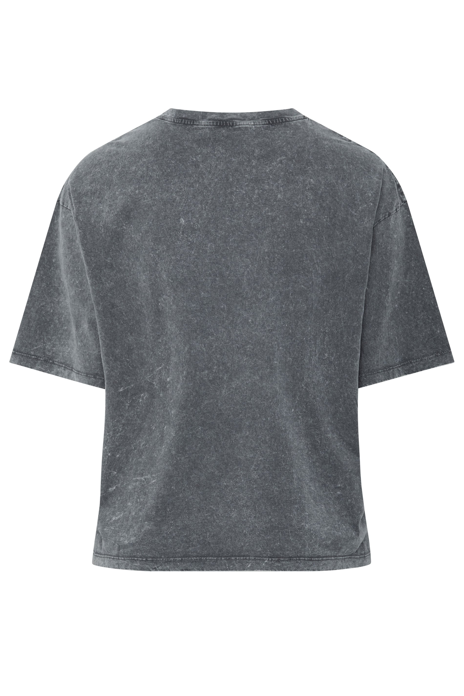 LIMITED COLLECTION Plus Size Grey Acid Wash Seam Detail Top | Yours Clothing 6