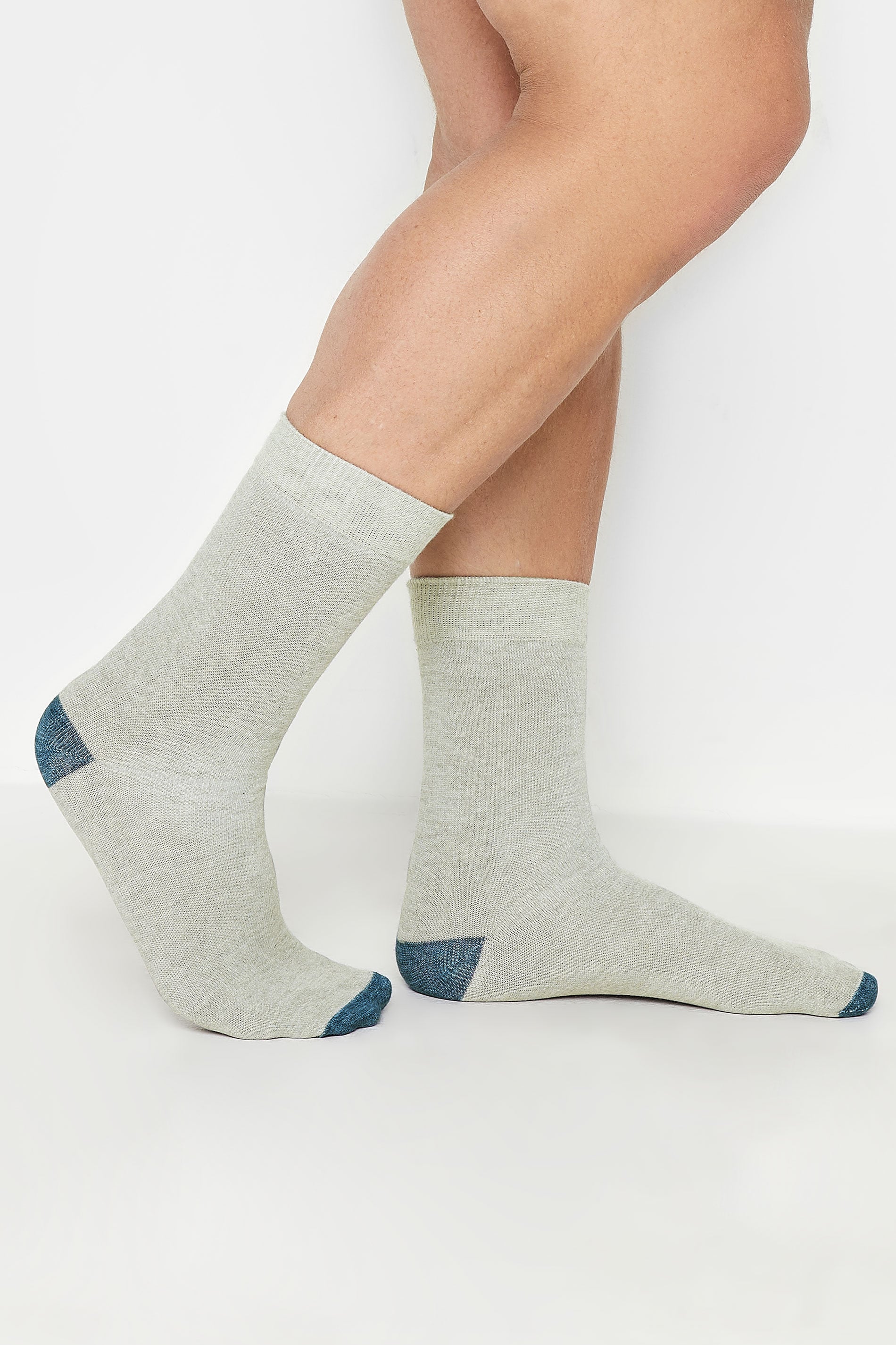 BadRhino Blue 5 Pack Heel & Toe Socks | BadRhino 1