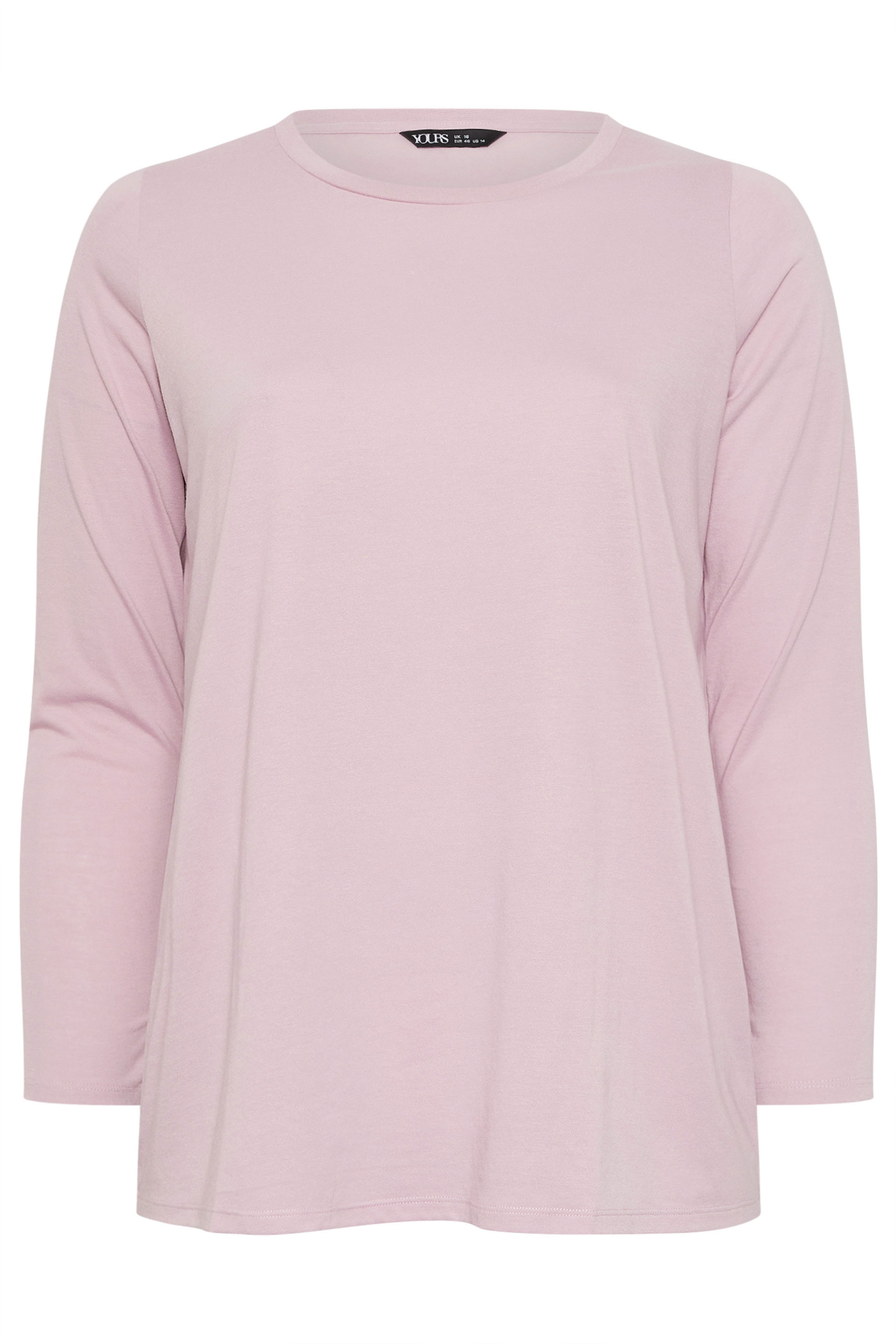 YOURS Plus Size 3 PACK Green & Blue Long Sleeve T-Shirts | Yours Clothing  10