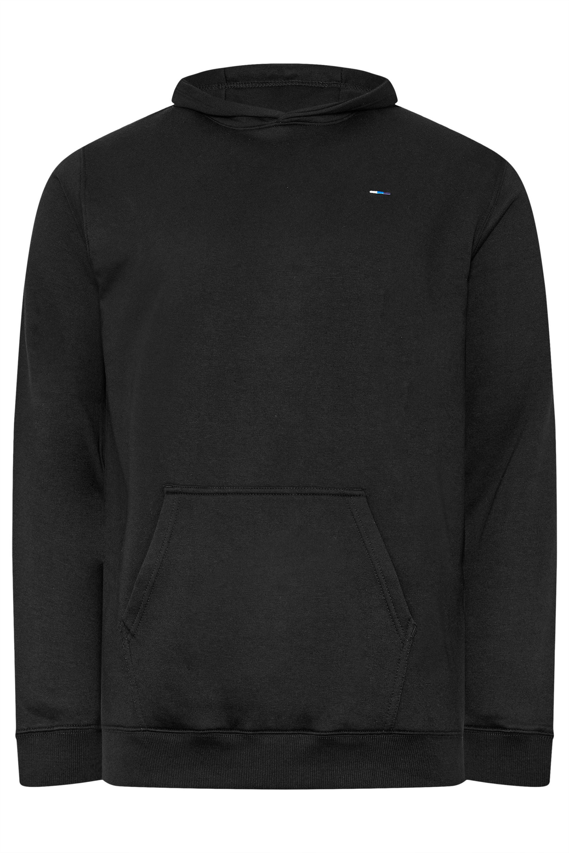 BadRhino Big & Tall Black Front Pocket Hoodie | BadRhino 6