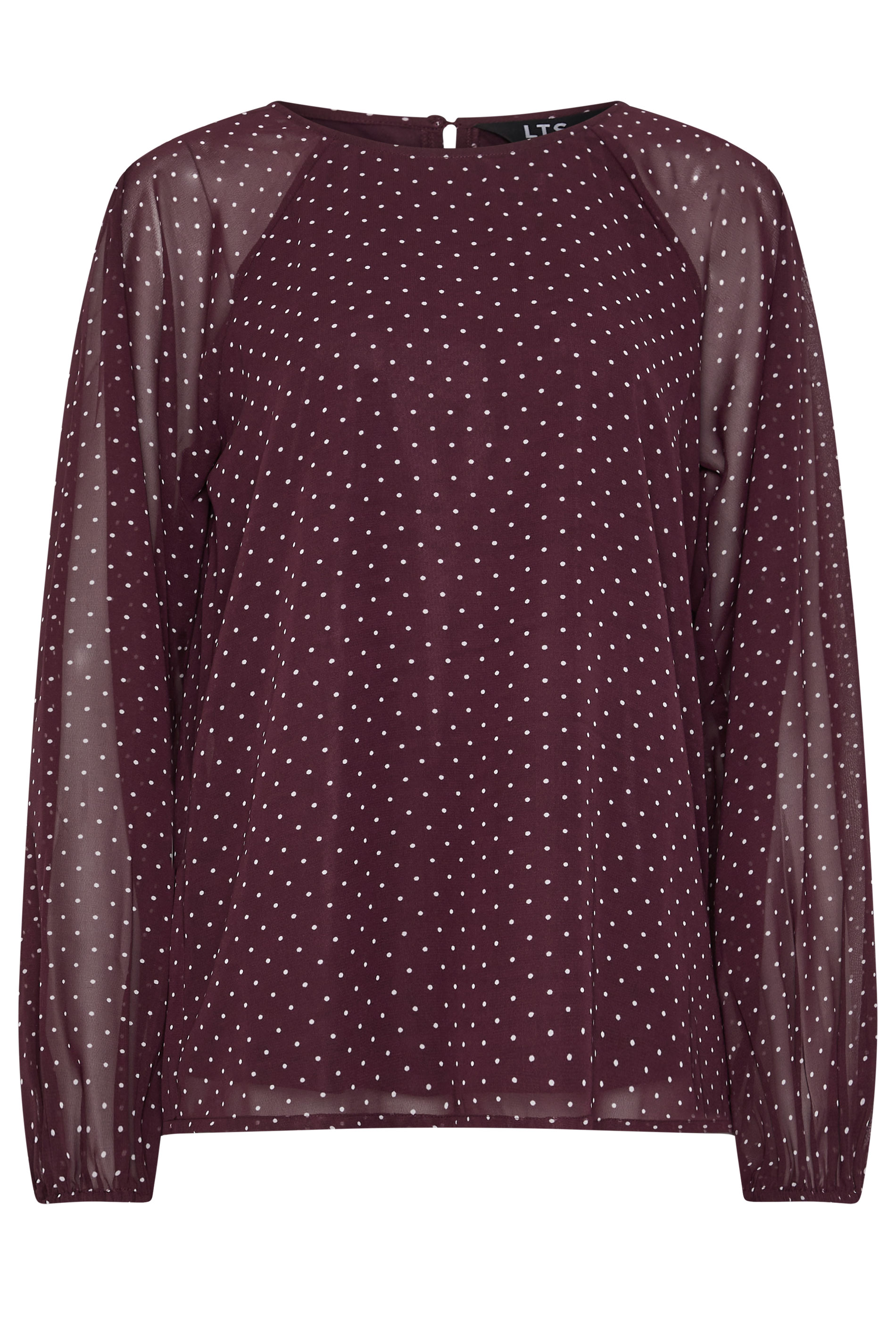 LTS Tall Women's Red Polka Dot Top | Long Tall Sally 5