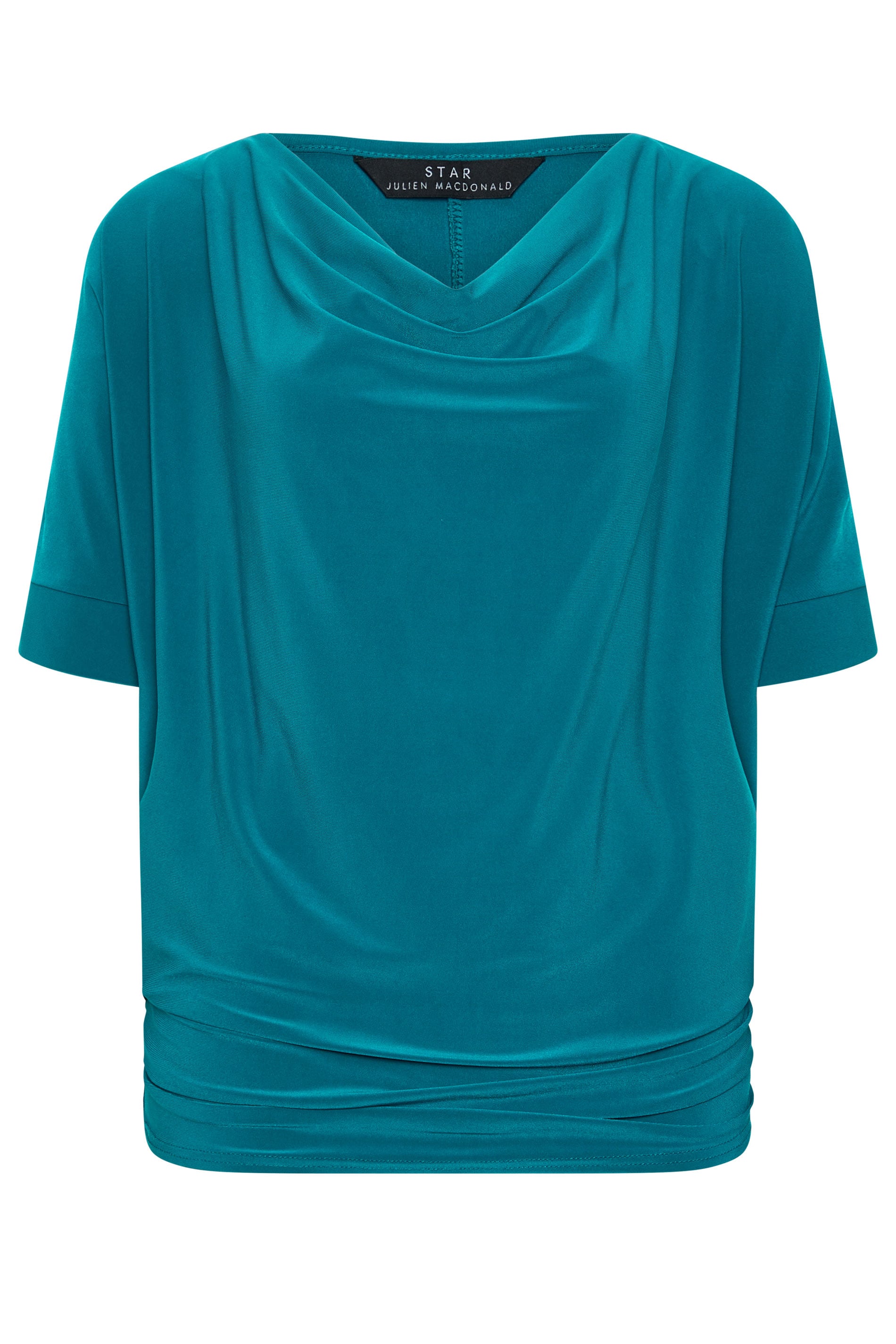 STAR Teal Green Cowl Neck Top | StarByJM 1