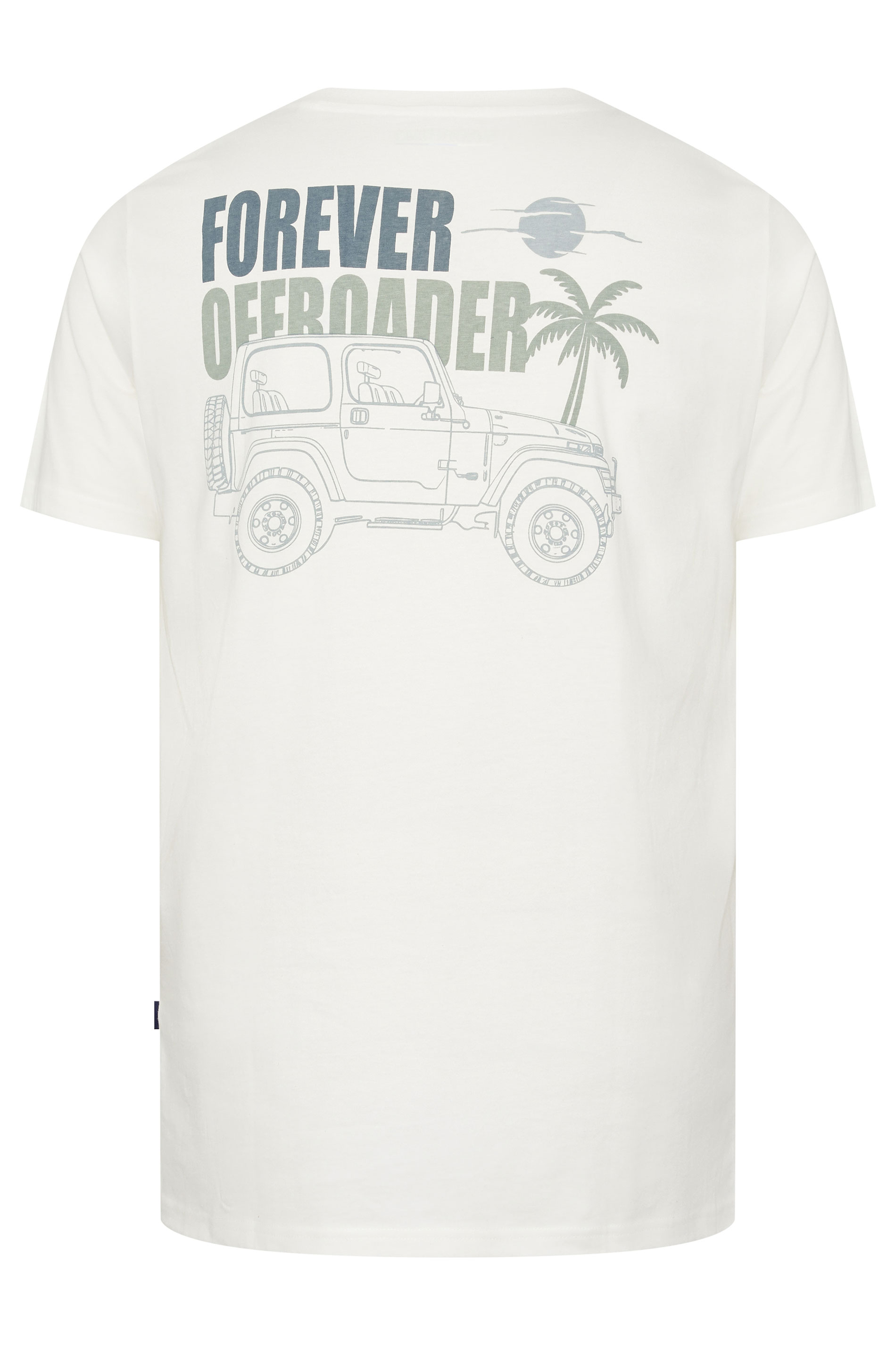 BadRhino White Extra Long 'Forever Off-Roader' Tee | BadRhino 7