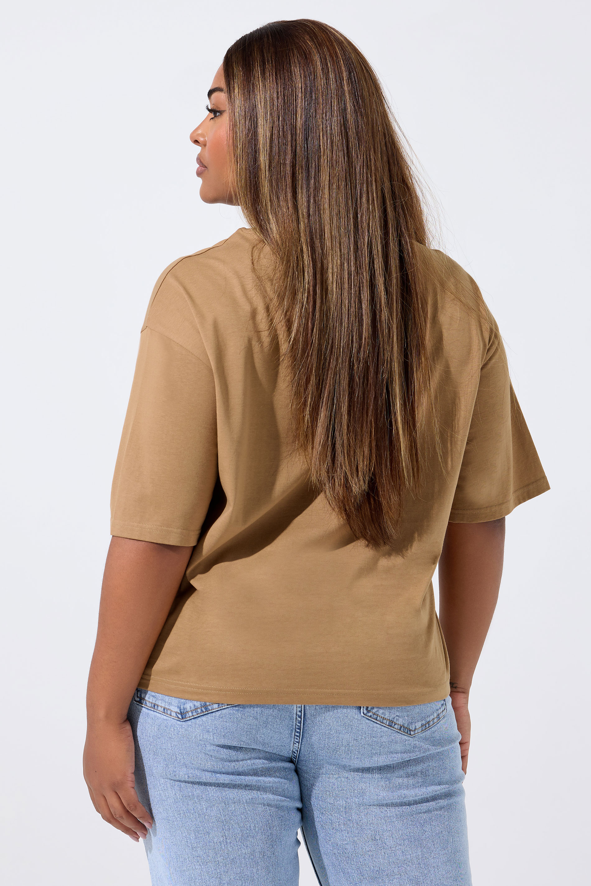 LIMITED COLLECTION Plus Size Mocha Brown 'Espresso Martini' Slogan T-Shirt | Yours Clothing 2