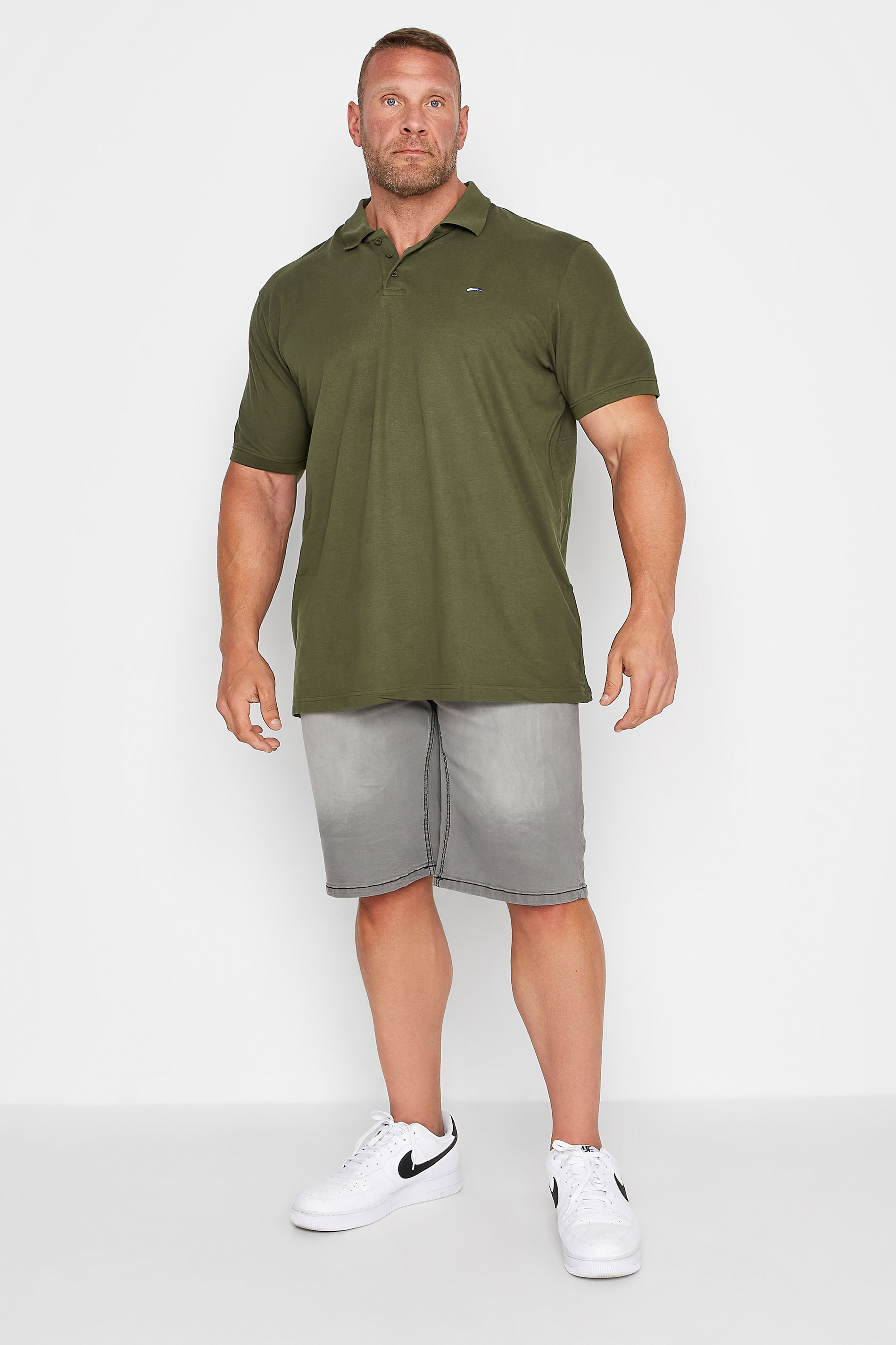 BadRhino Big & Tall Grey Denim Shorts | BadRhino 1