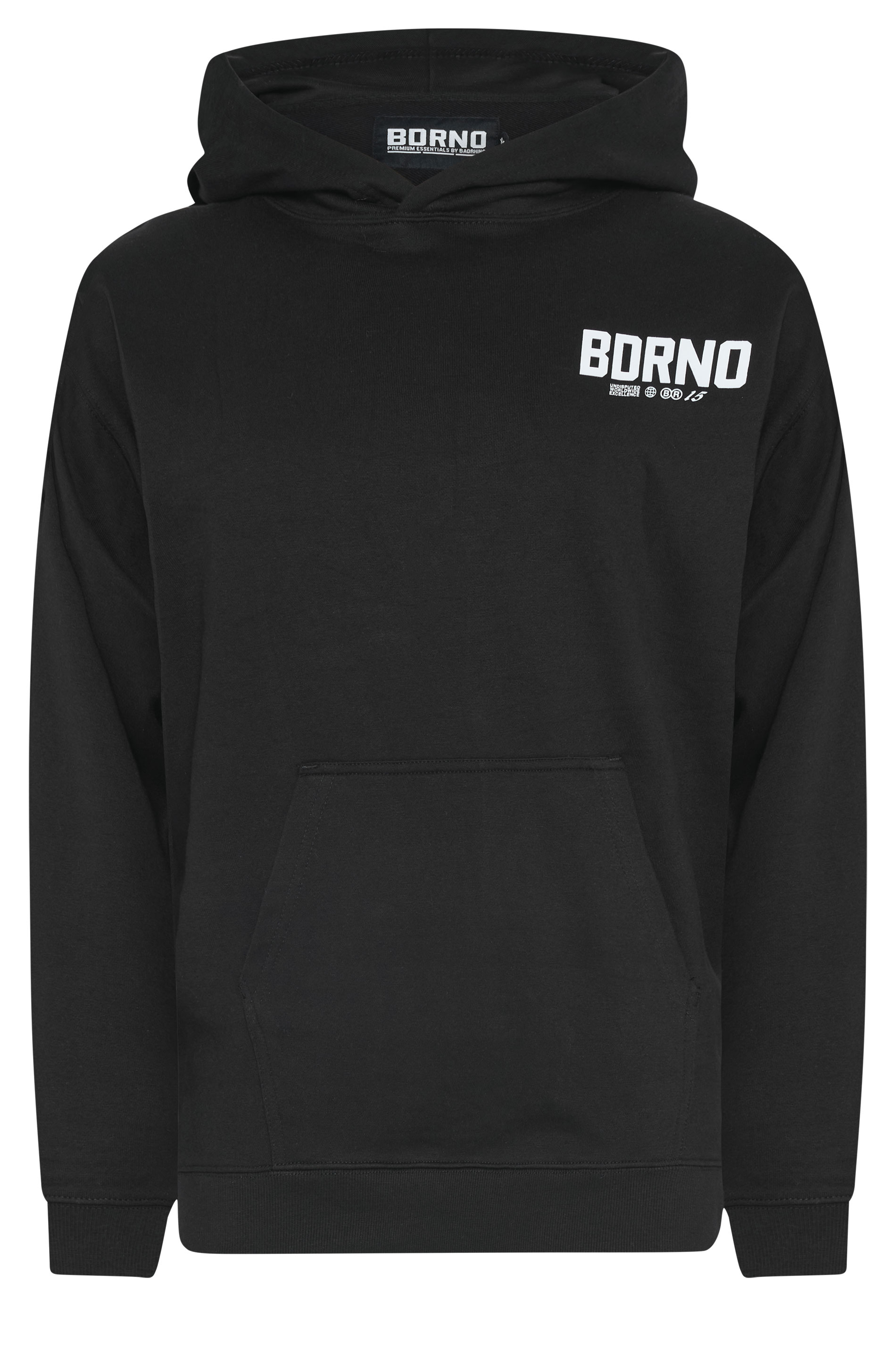 BadRhino Big & Tall Black Logo Hoodie | BadRhino 5