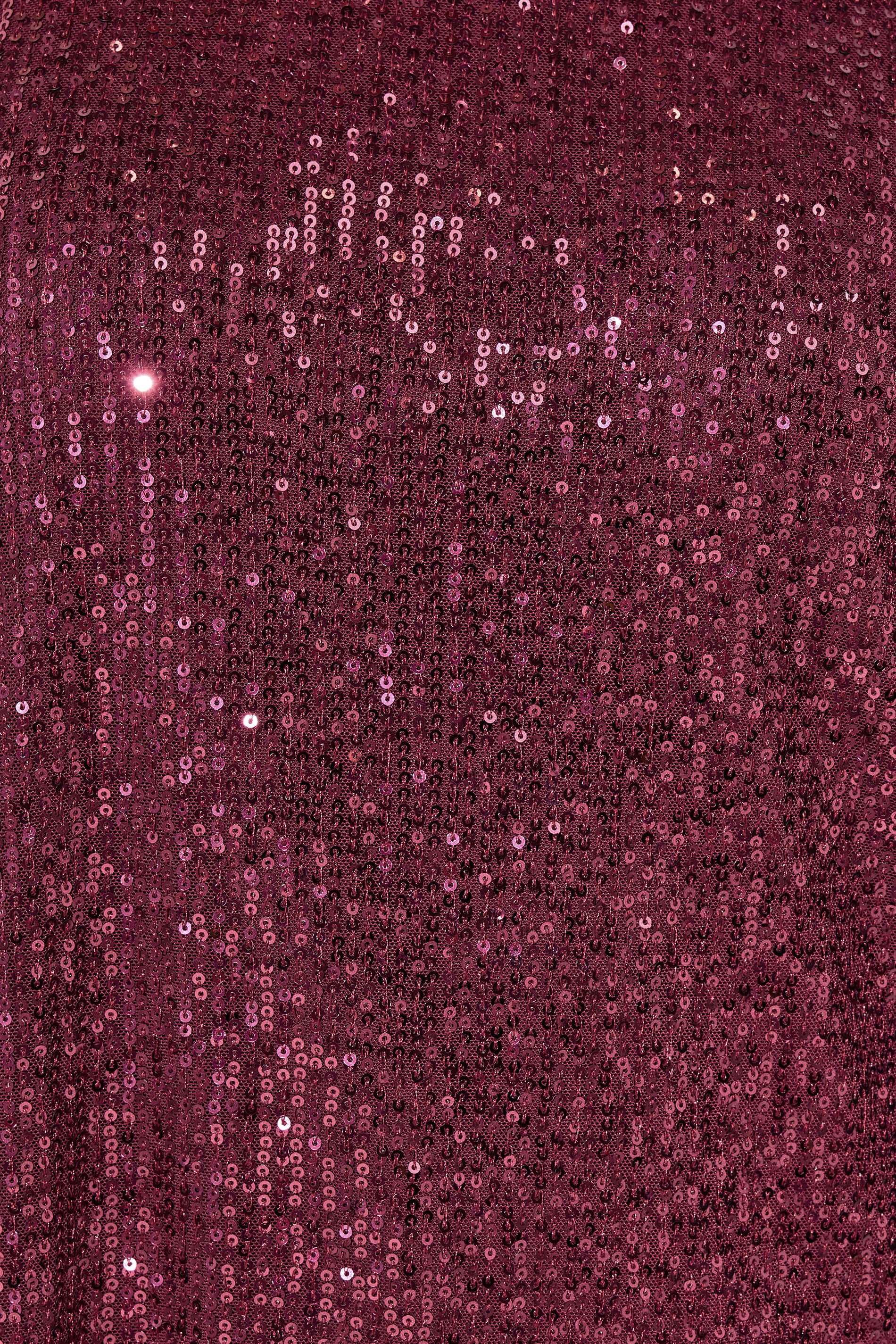 YOURS LONDON Plus Size Burgundy Red Sequin Swing Top | Yours Clothing 4