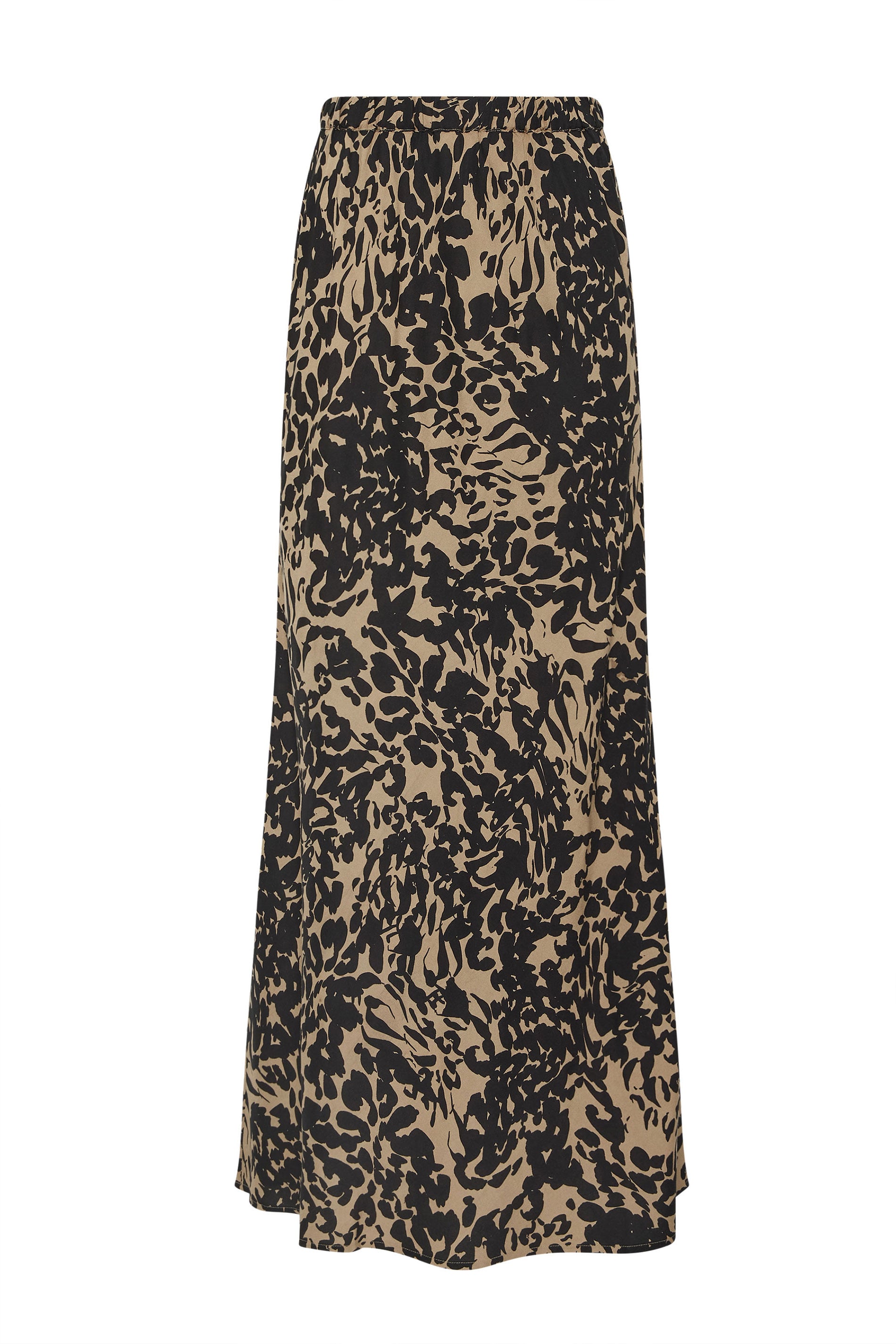 LTS Tall Women's Black Abstract Print Cotton Maxi Skirt | Long Tall Sally 5
