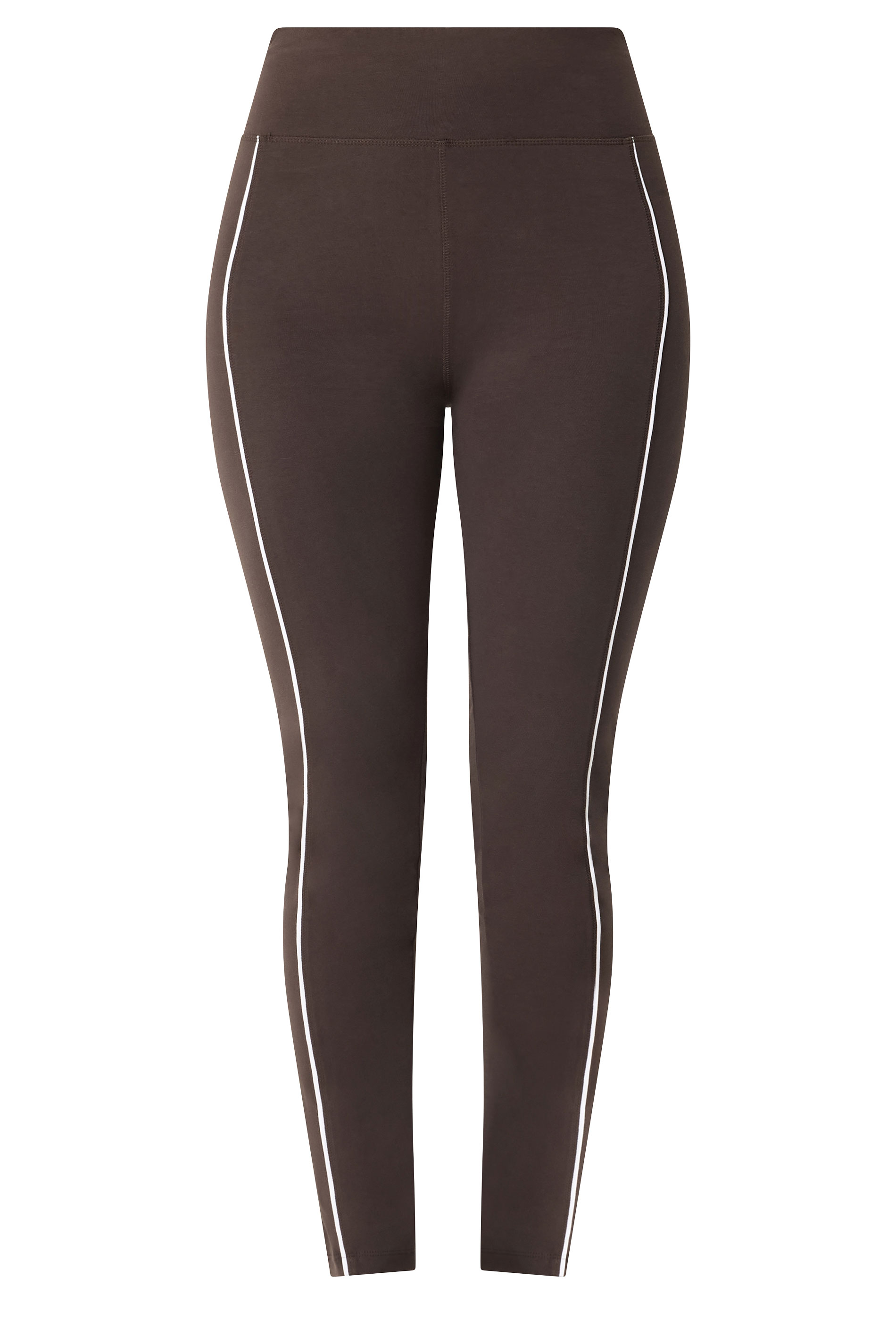 LTS Tall Women's Chocolate Brown Active Piped Leggings | Long Tall Sally 5