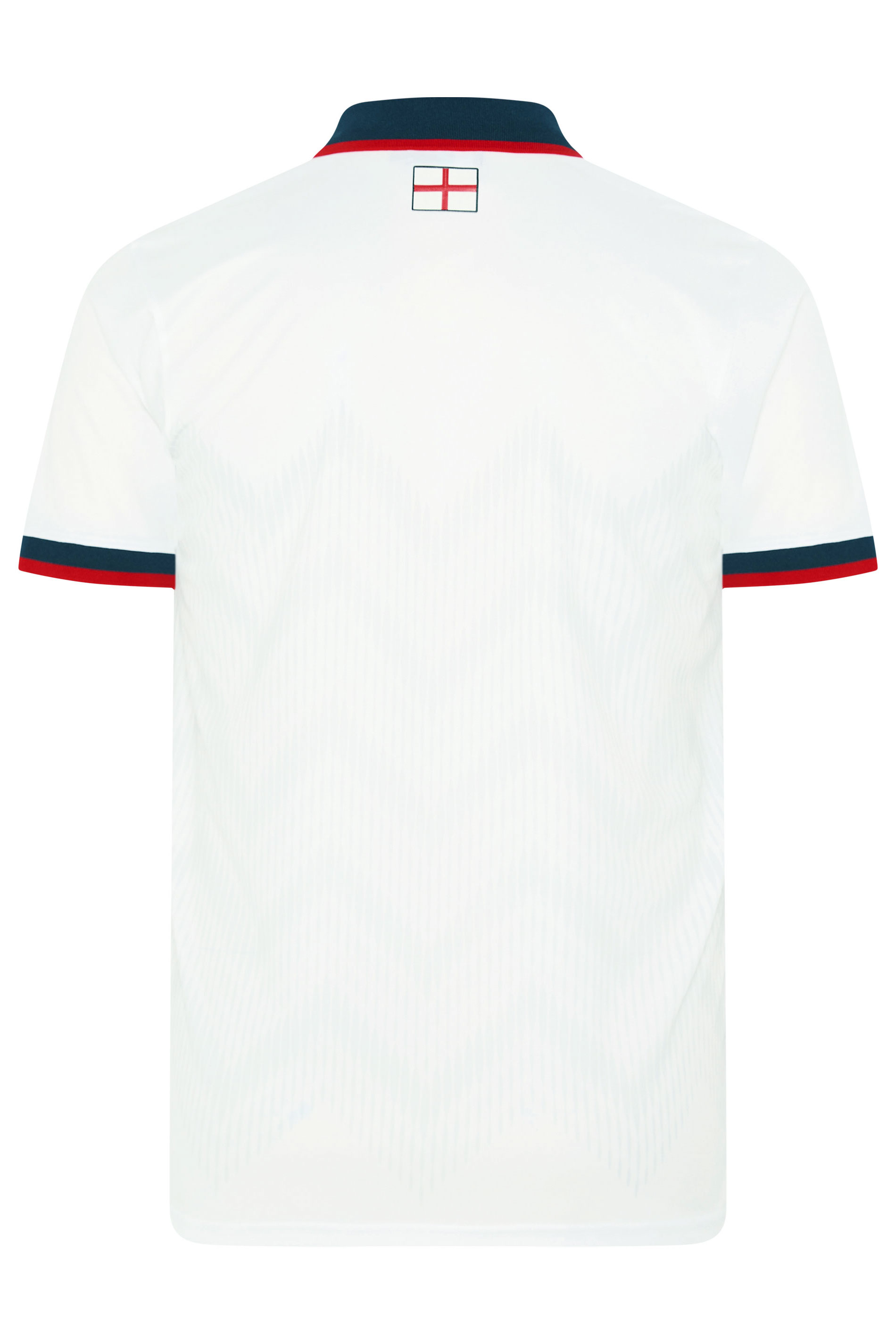 BadRhino Big & Tall White England Football Polo Shirt | BadRhino 8