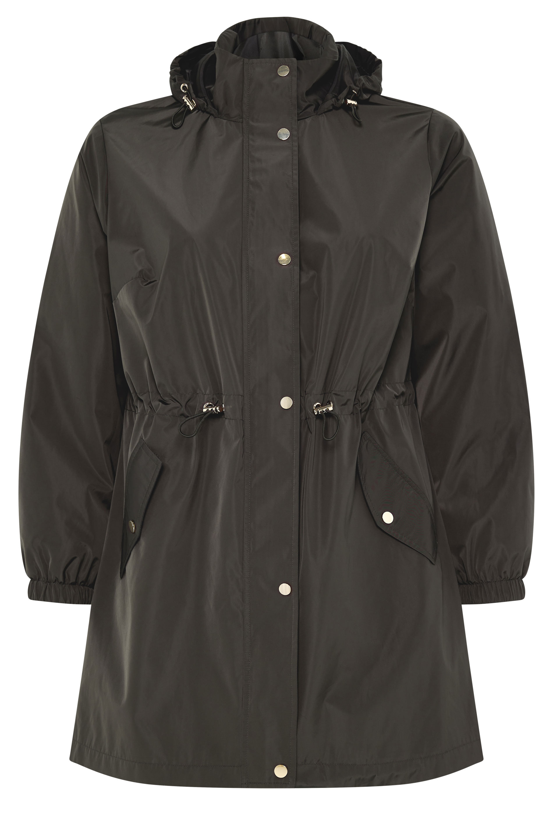 Evans Women's Brown Plus Chocolate Lightweight Rain Jacket Size 18