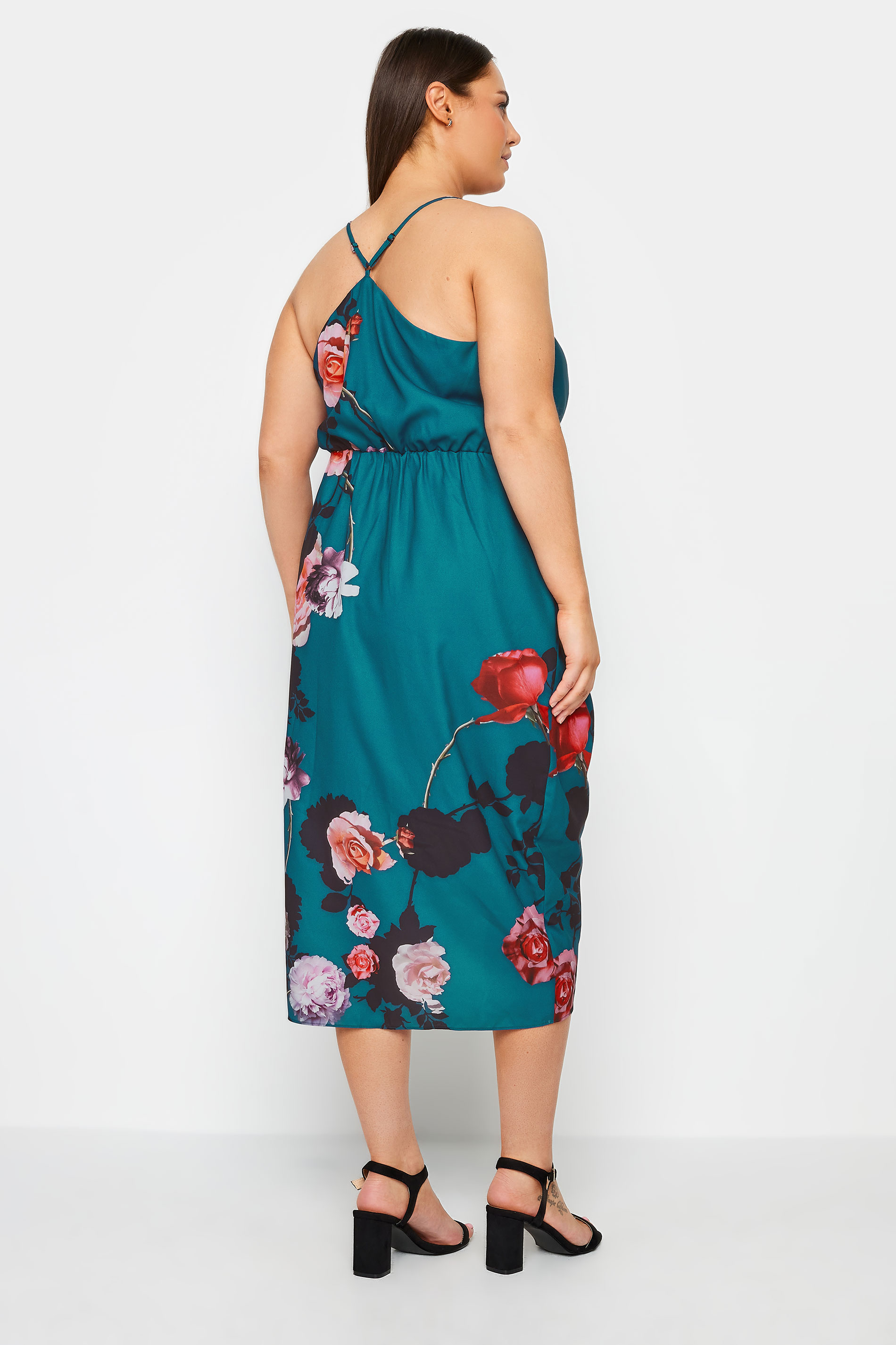 Evans Green Floral Midi Dress 3